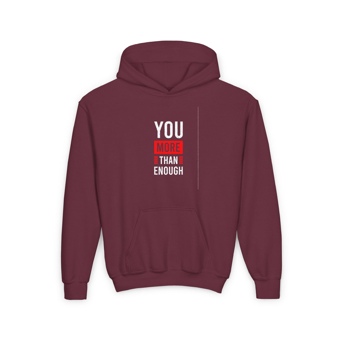 You More Than Enough Youth Heavy Blend Hooded Sweatshirt