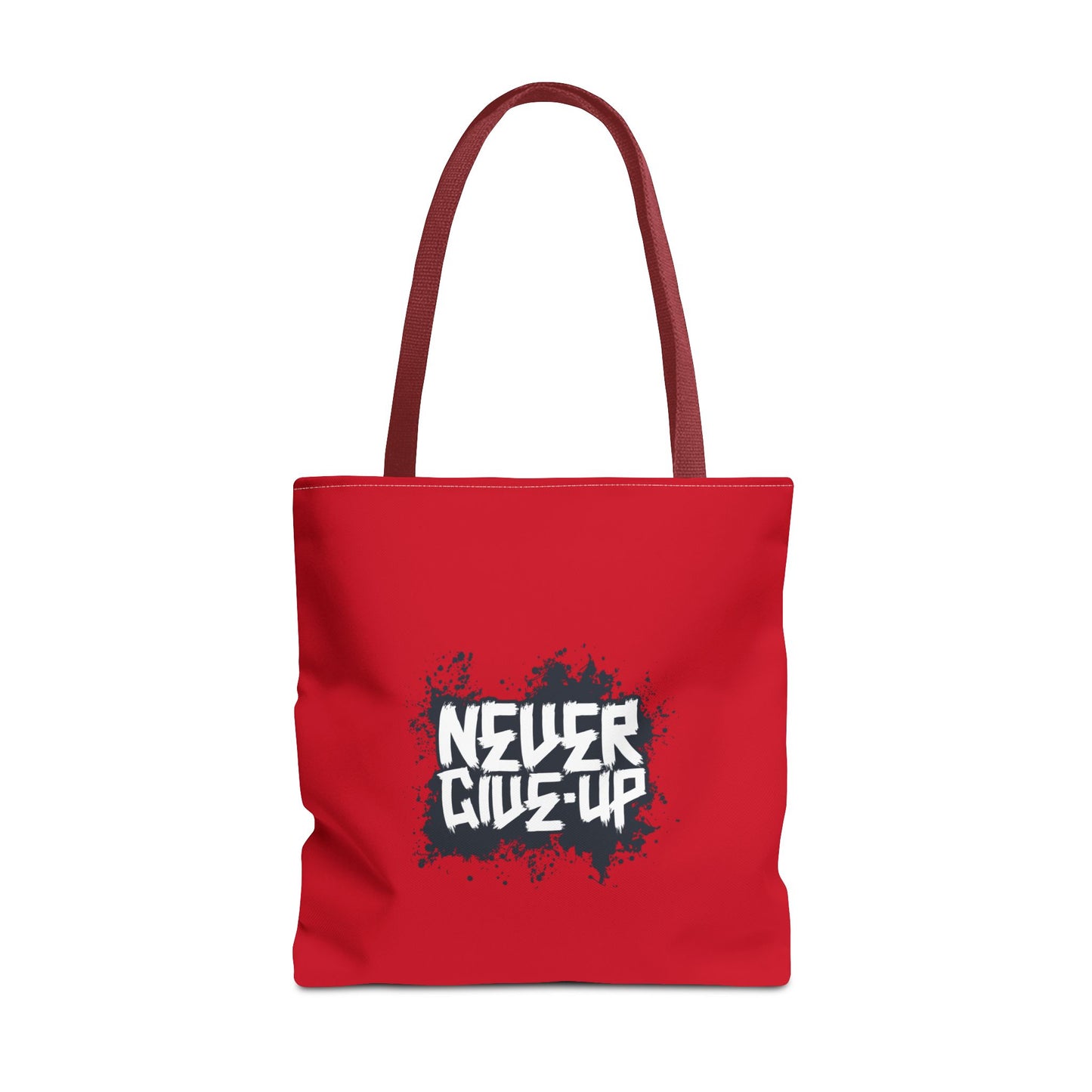 Never Give Up Tote Bag (AOP)