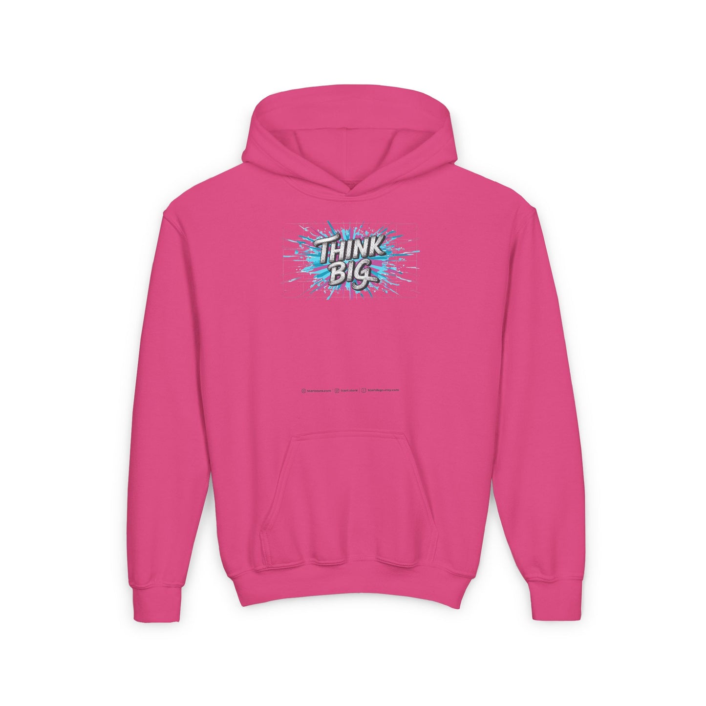 Think Big Youth Heavy Blend Hooded Sweatshirt
