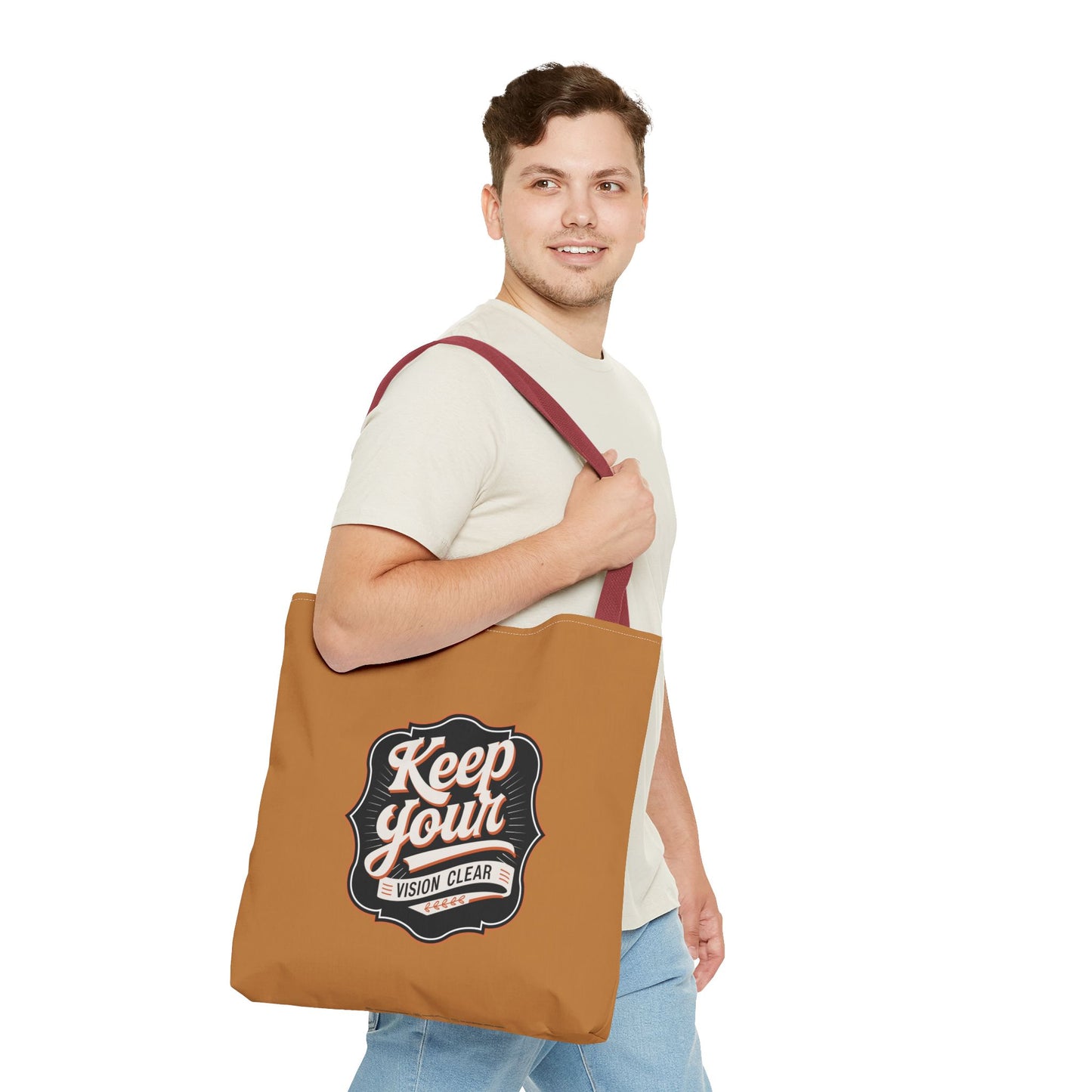 Keep Your Vision Clear Tote Bag (AOP)