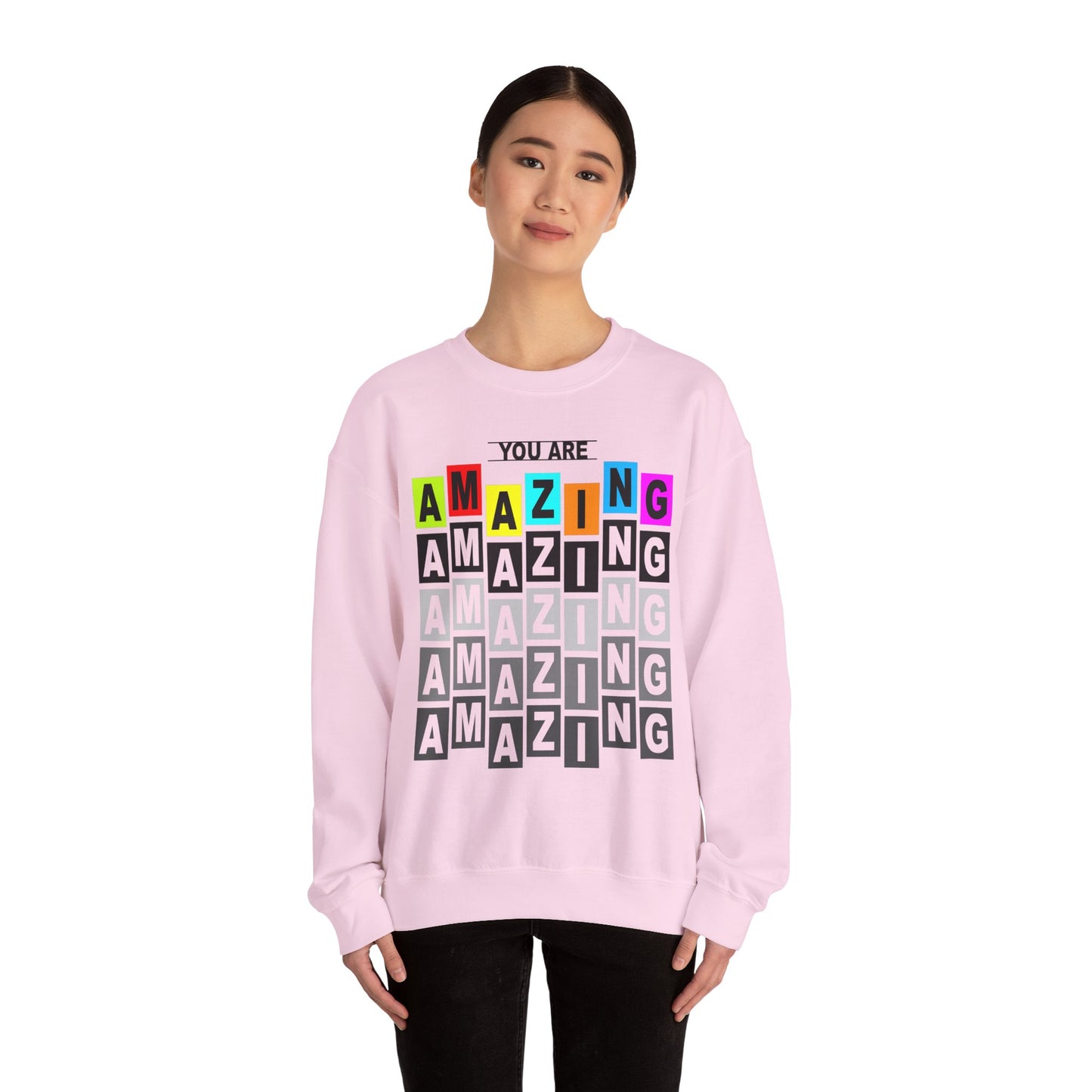 You Are Amazing Unisex Heavy Blend™ Crewneck Sweatshirt