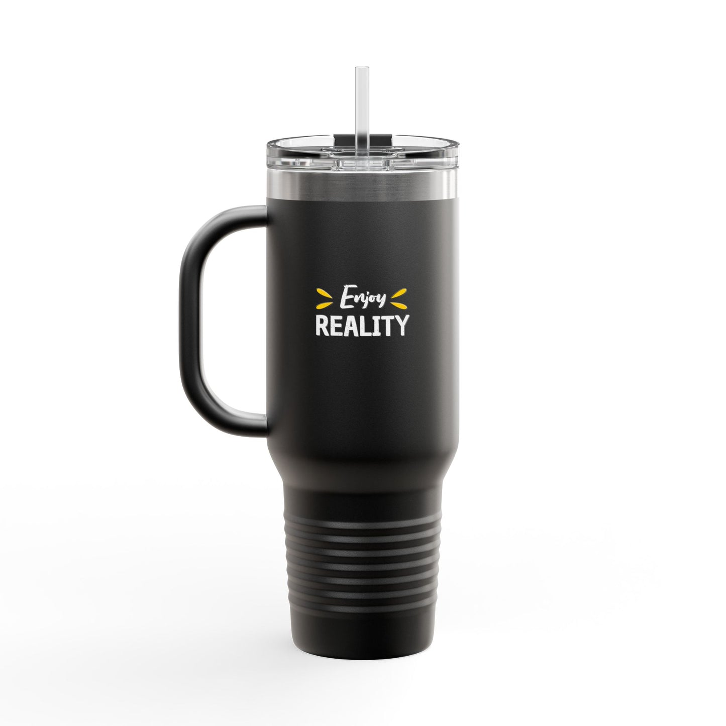 Enjoy Reality Insulated Travel Mug, 40oz