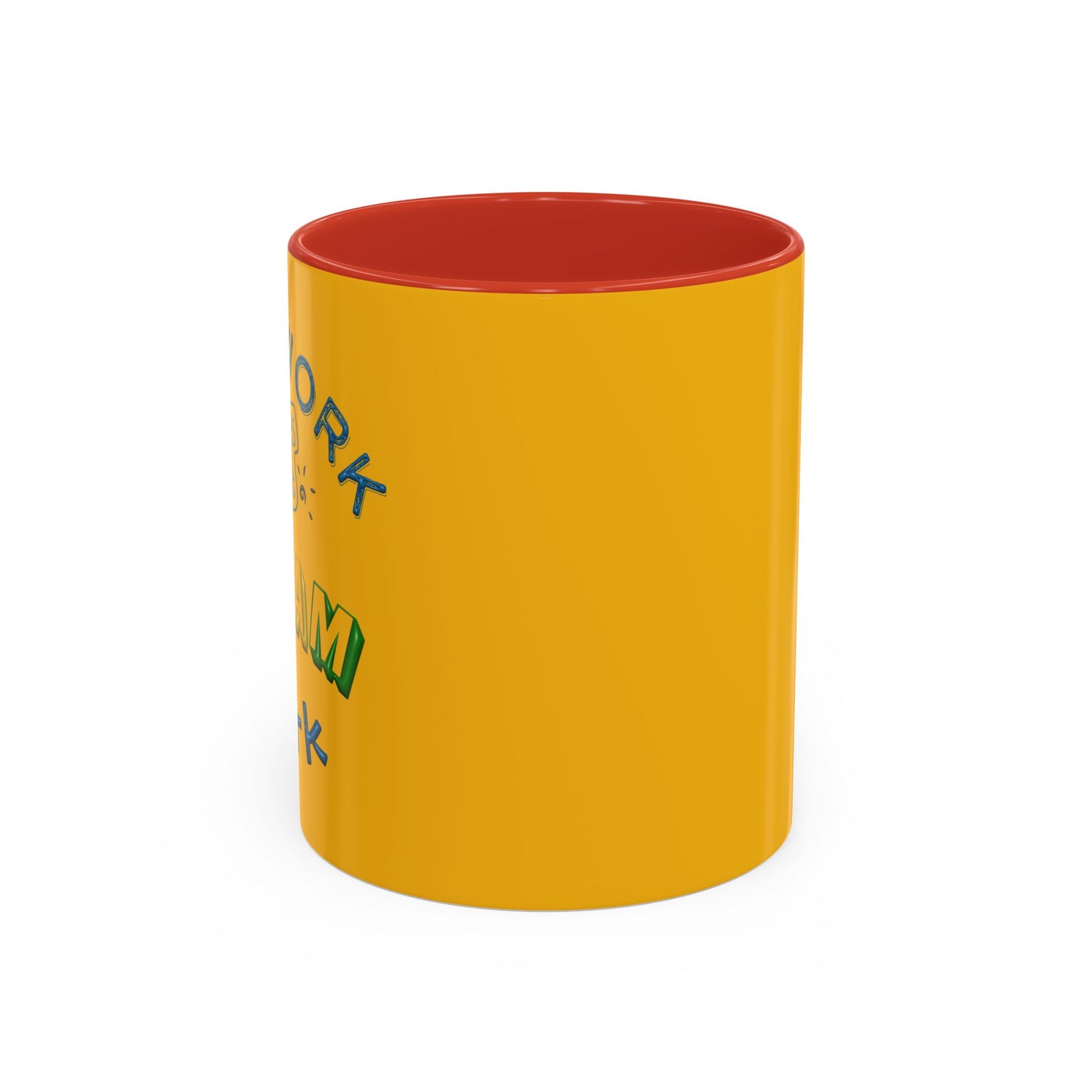 Team Work Makes The Dream Work Accent Coffee Mug (11, 15oz)