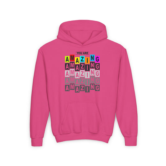 You Are Amazing Youth Heavy Blend Hooded Sweatshirt