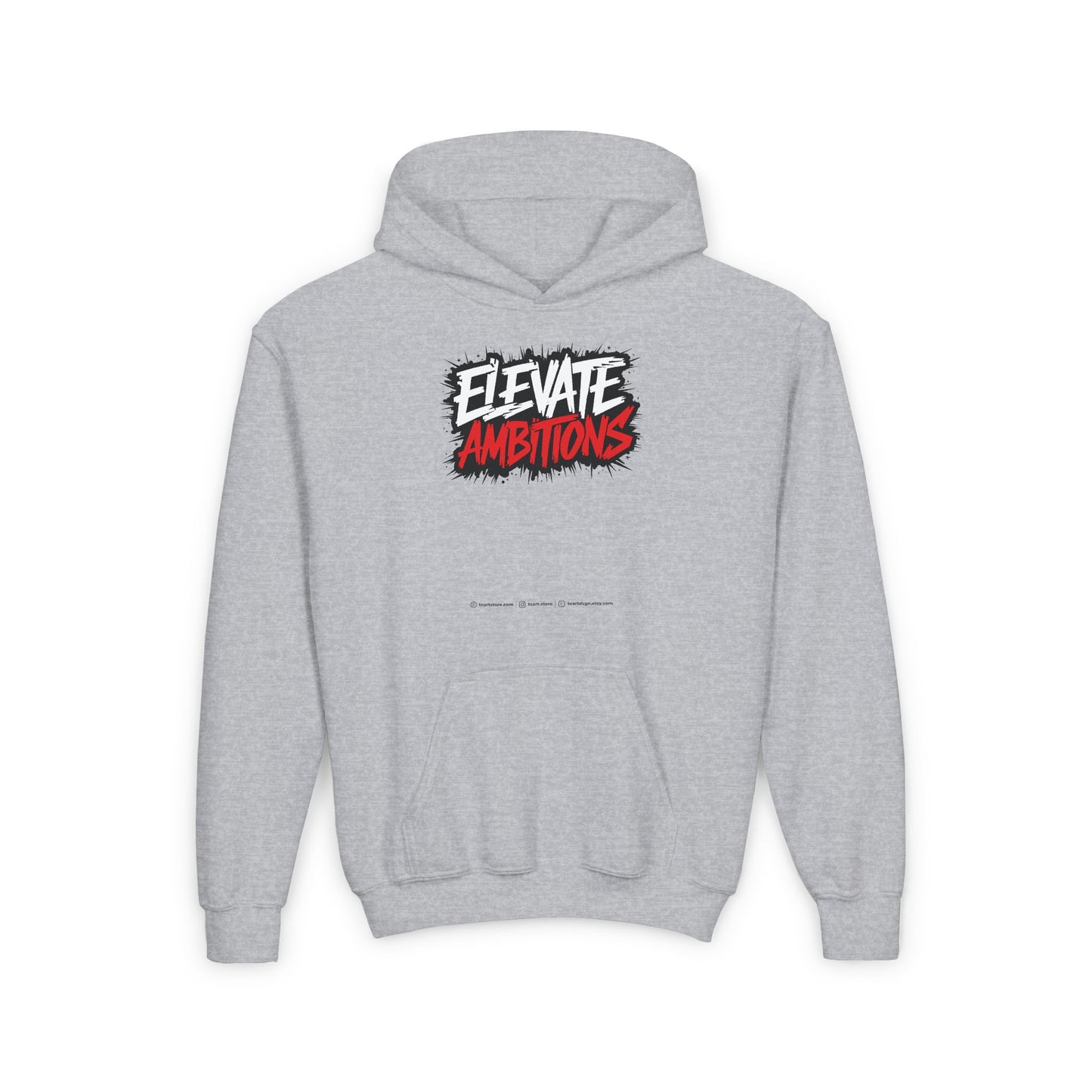 Elevate Ambitions Youth Heavy Blend Hooded Sweatshirt