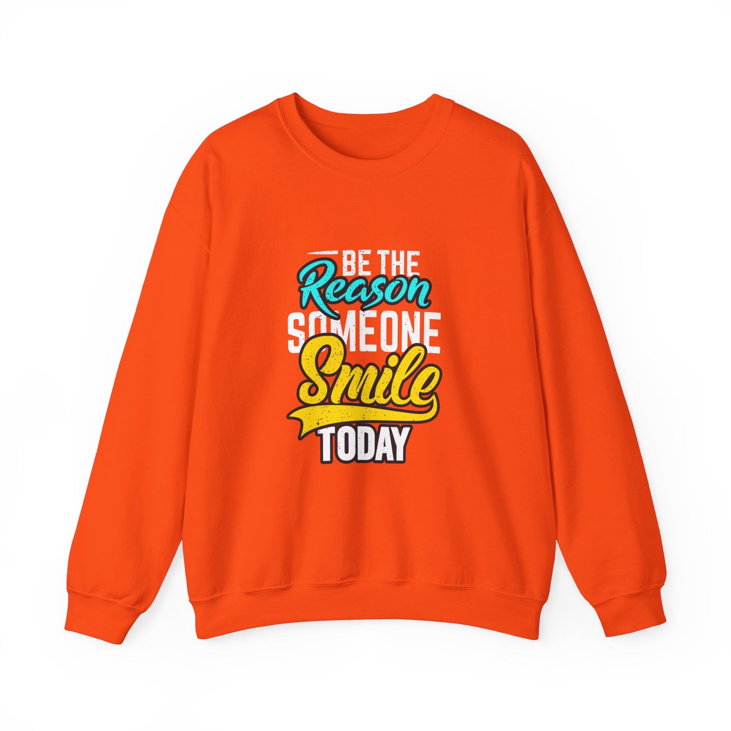 Be The Reason Someone Smile Today Unisex Heavy Blend™ Crewneck Sweatshirt