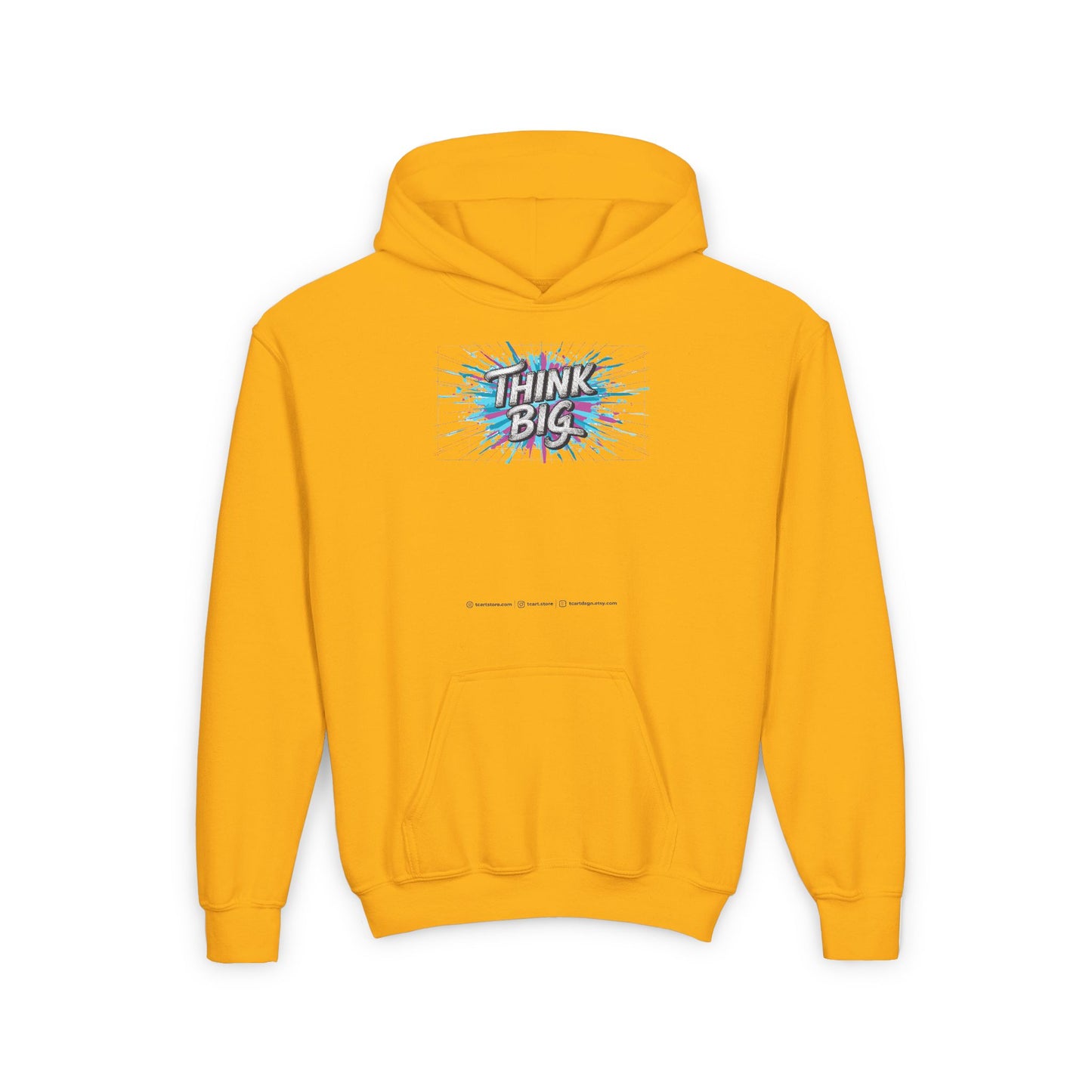 Think Big Youth Heavy Blend Hooded Sweatshirt