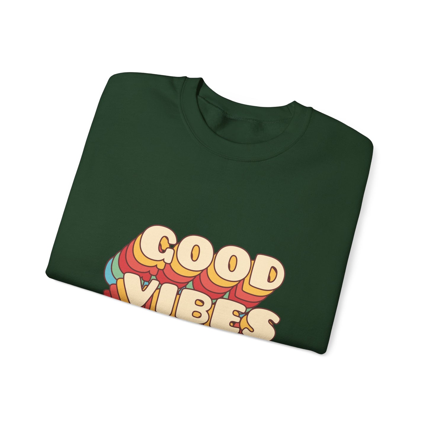 Good Vibes Unisex Heavy Blend™ Crewneck Sweatshirt