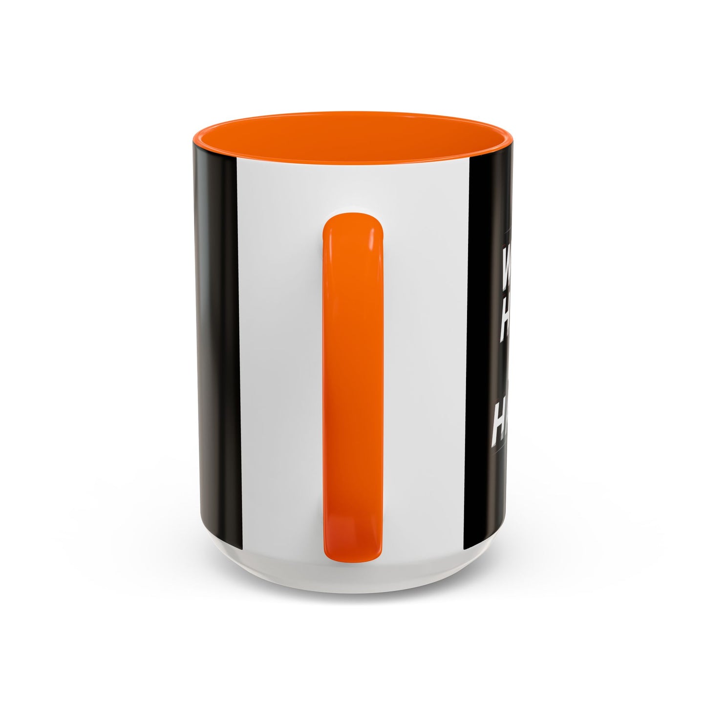 Work Hard Pray Hard Accent Coffee Mug (11, 15oz)
