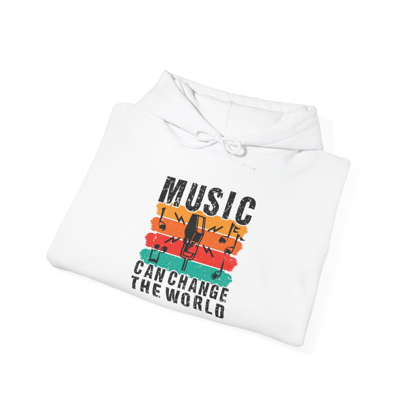 Music Can Change The World Unisex Heavy Blend™ Hooded Sweatshirt