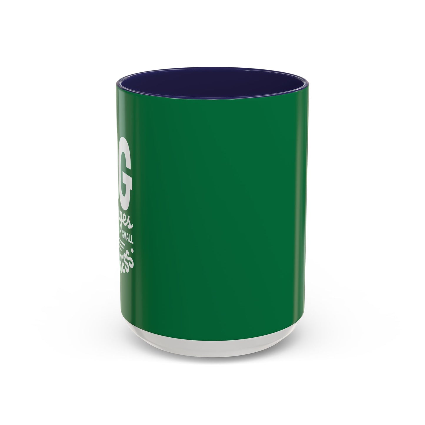 Big Changes Start From Small Progress Accent Coffee Mug (11, 15oz)