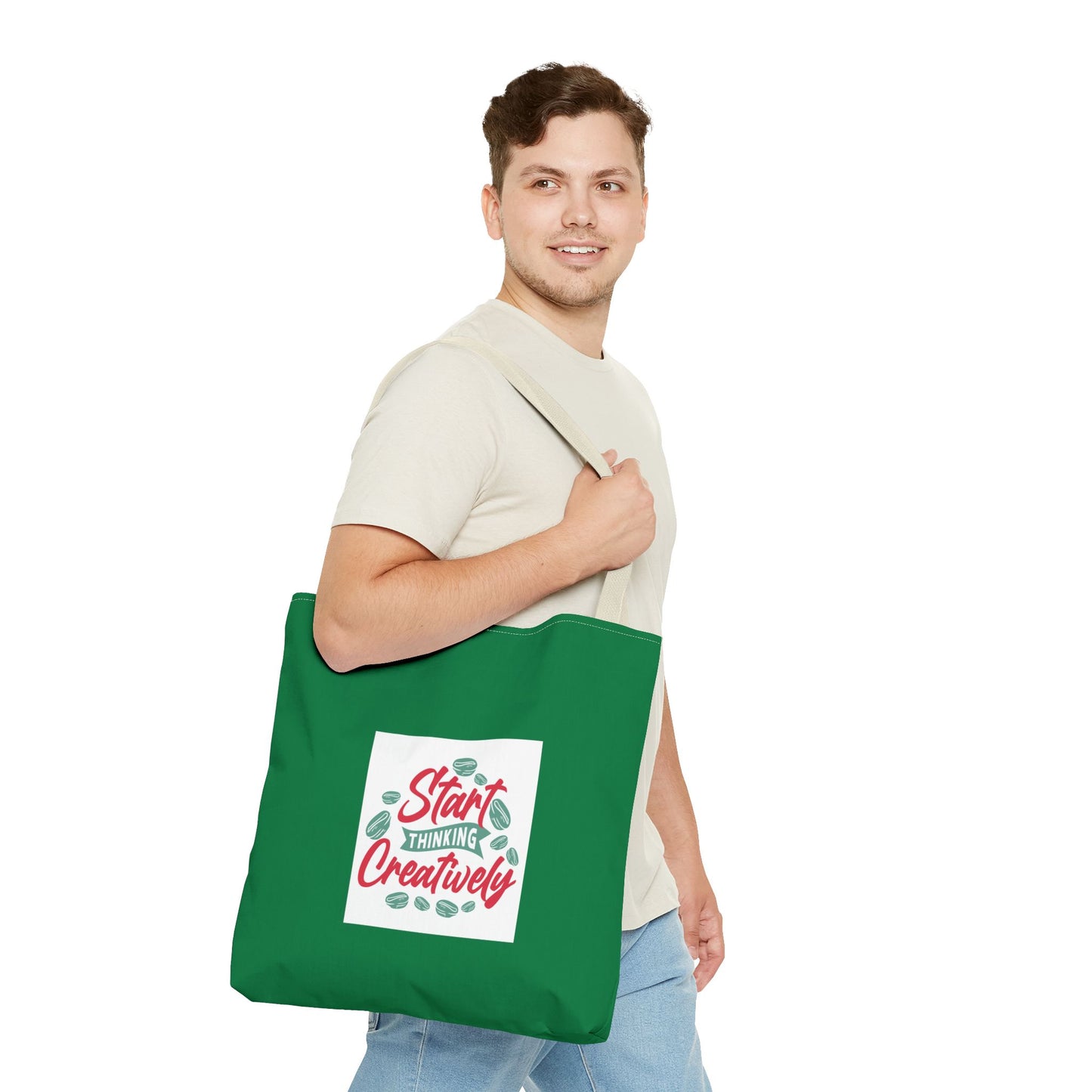 Start Thinking Creatively Tote Bag (AOP)
