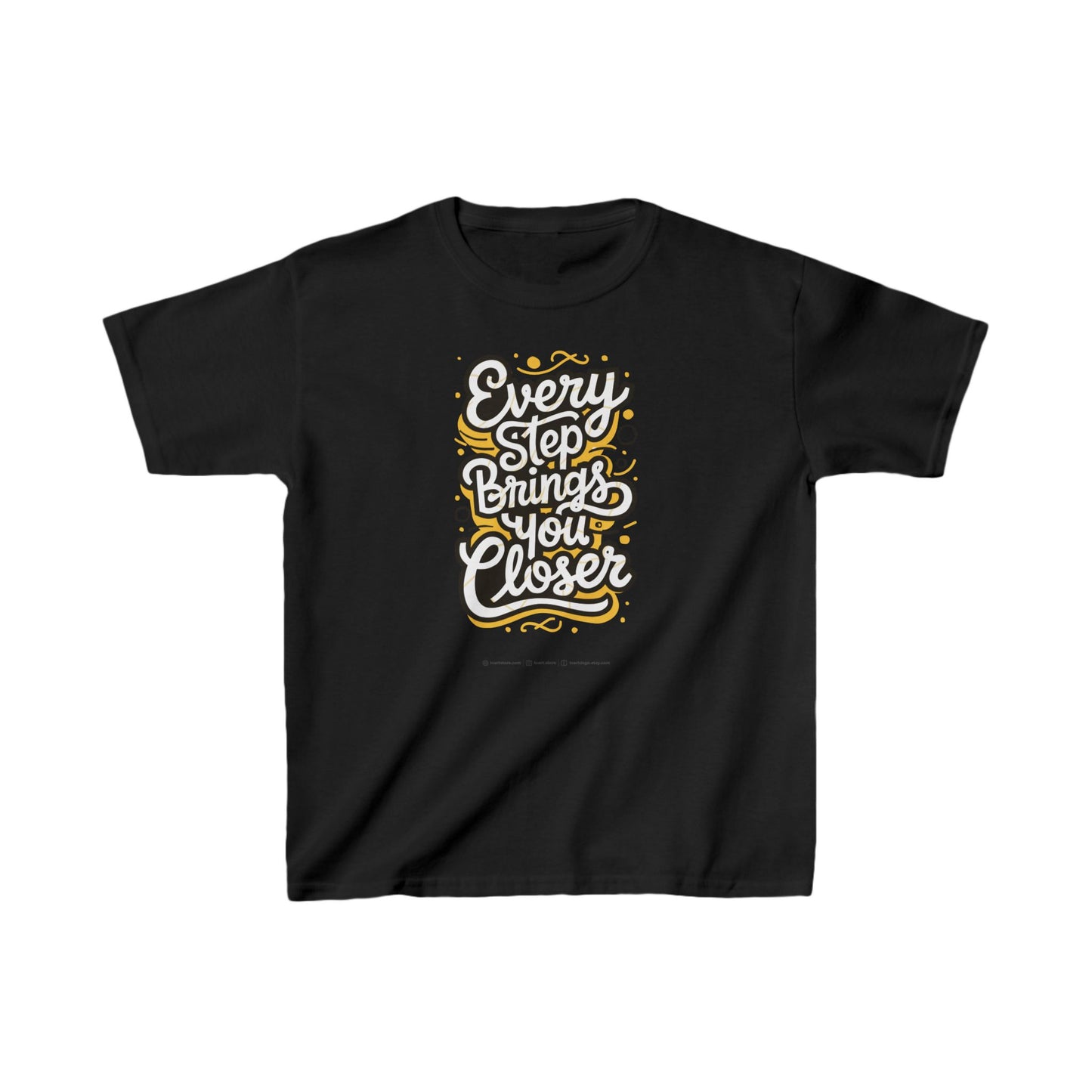 Every Step Brings You Closer Kids Heavy Cotton™ Tee