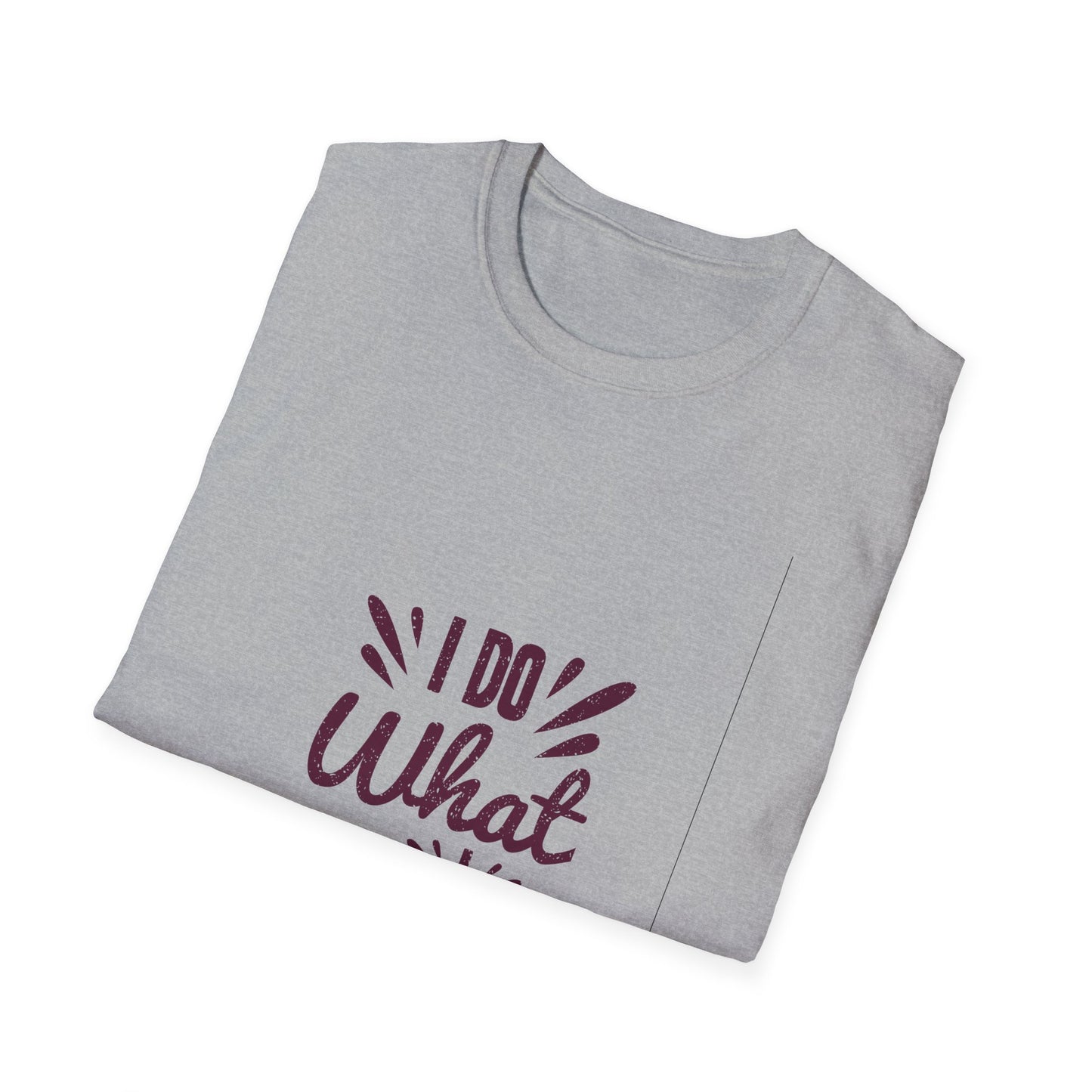 I Do What I Want Unisex Softstyle T-Shirt