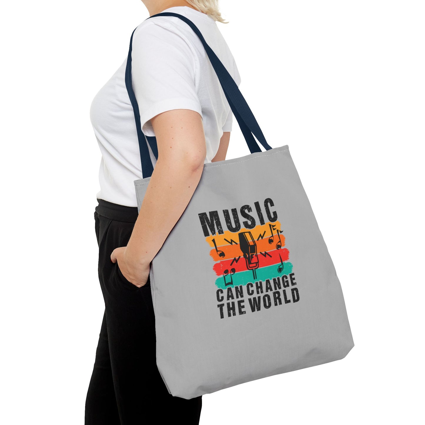 Music Can Change The World Tote Bag (AOP)