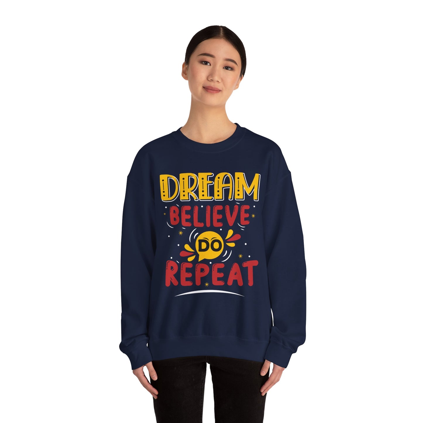 Dream Believe Repeat Unisex Heavy Blend™ Crewneck Sweatshirt