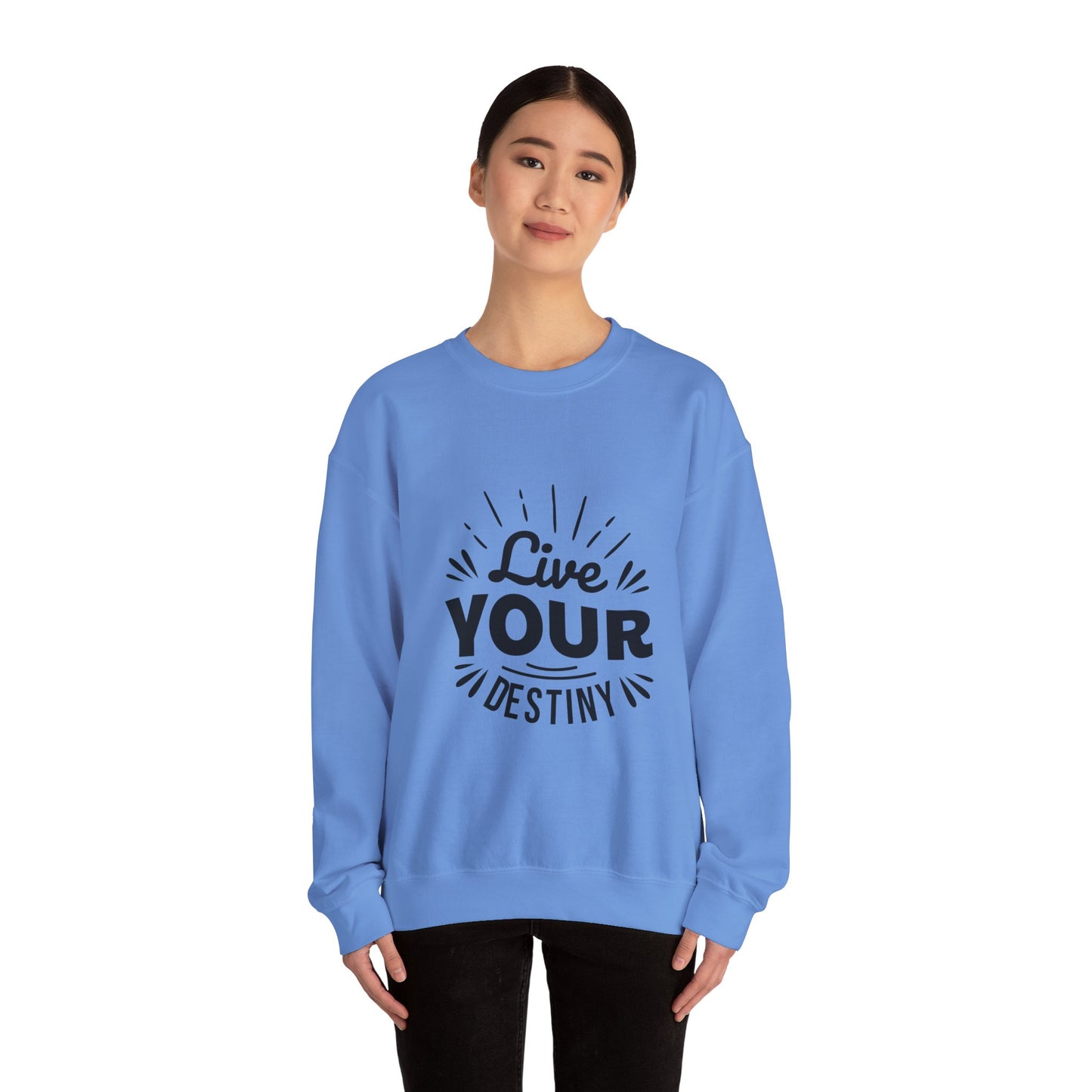 Live Your Destiny Unisex Heavy Blend™ Crewneck Sweatshirt