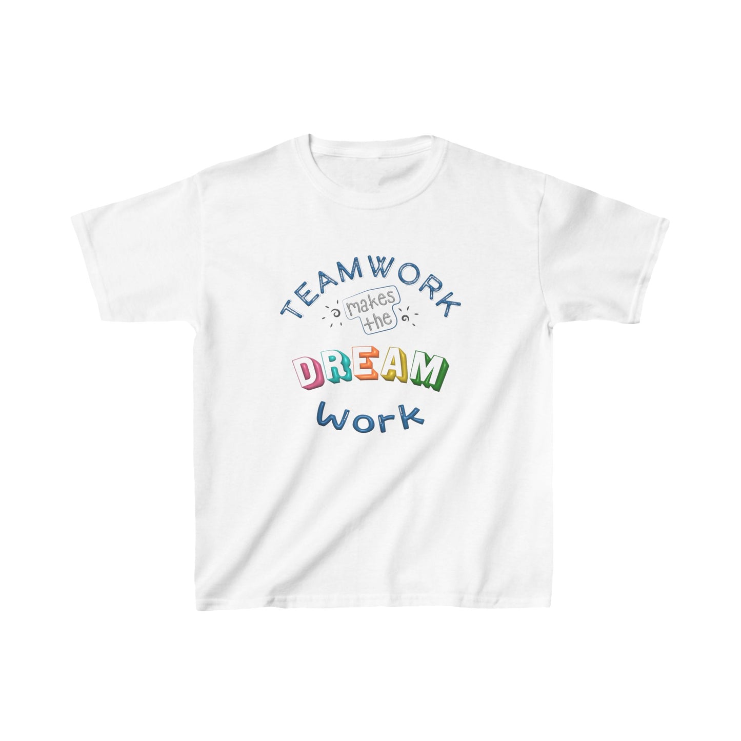 Team Work Makes The Dream Work Kids Heavy Cotton™ Tee