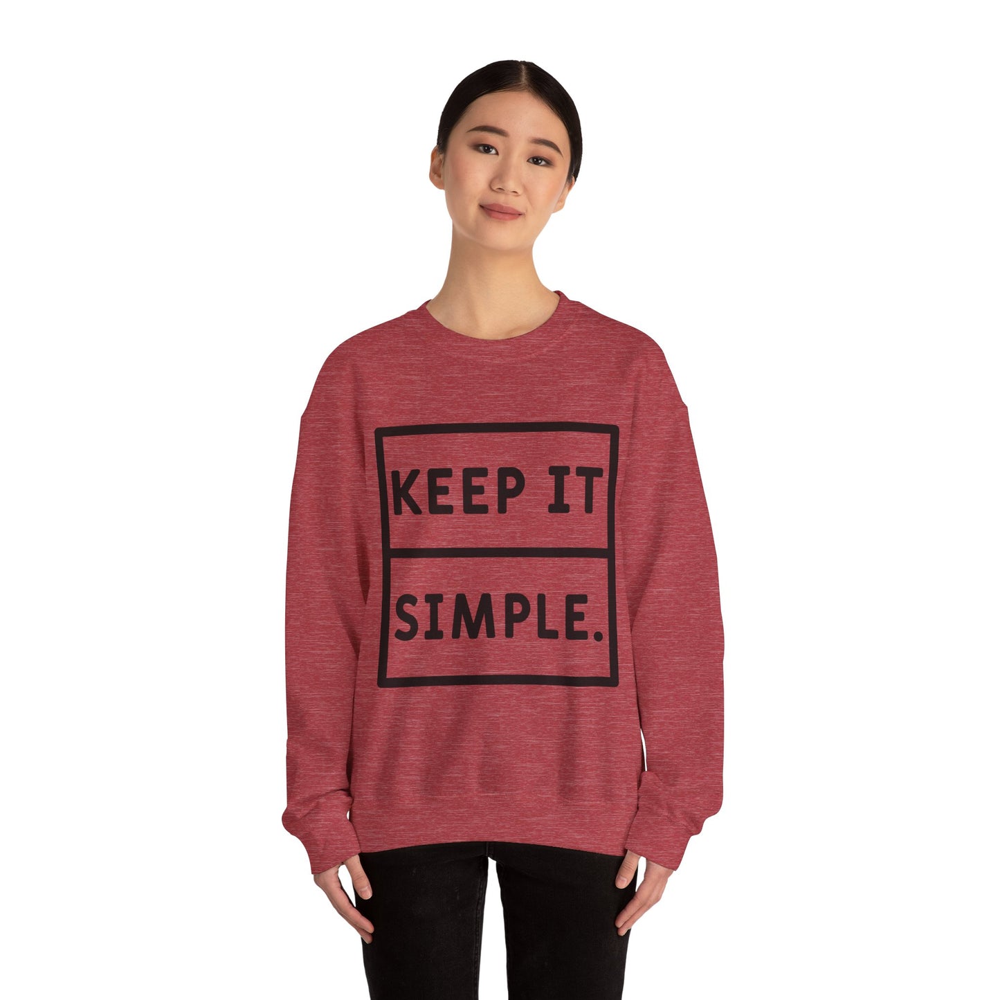 Keep It Simple Unisex Heavy Blend™ Crewneck Sweatshirt