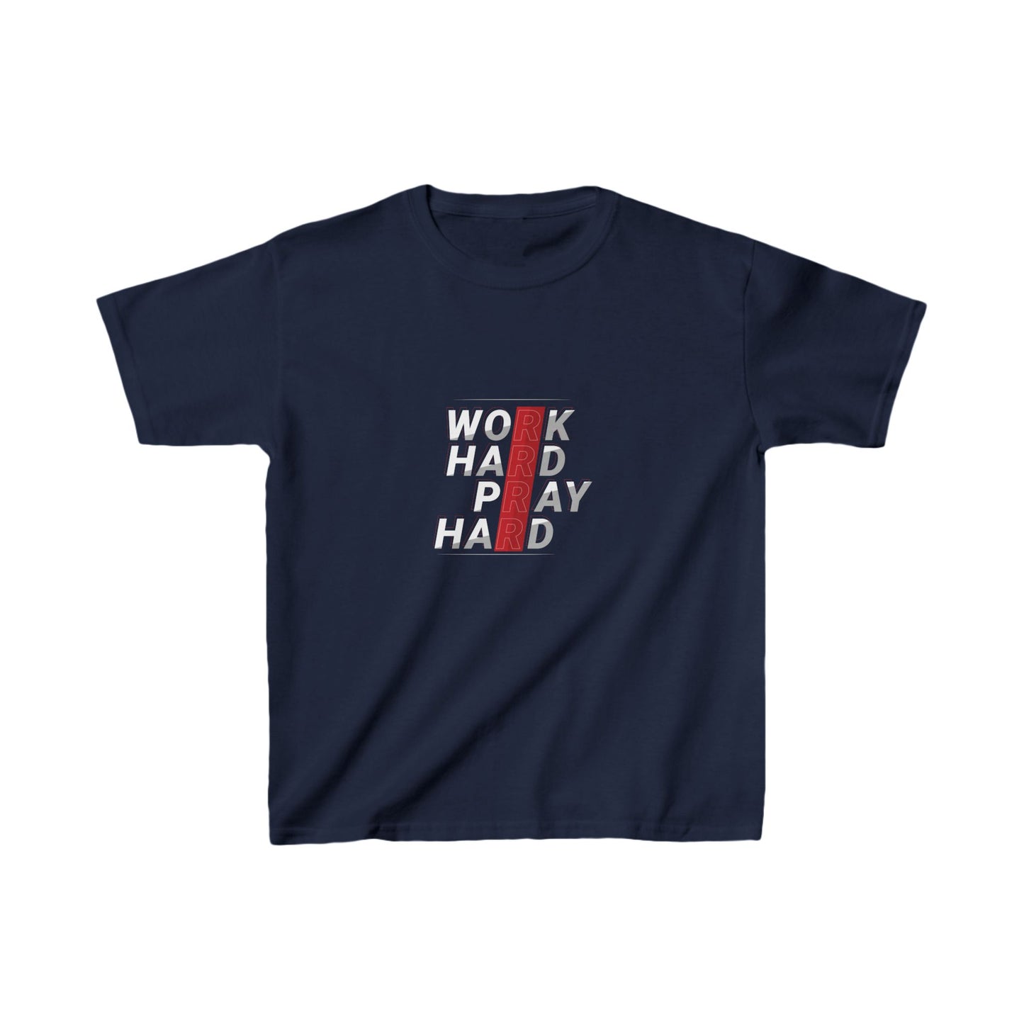 Work Hard Pray Hard Kids Heavy Cotton™ Tee