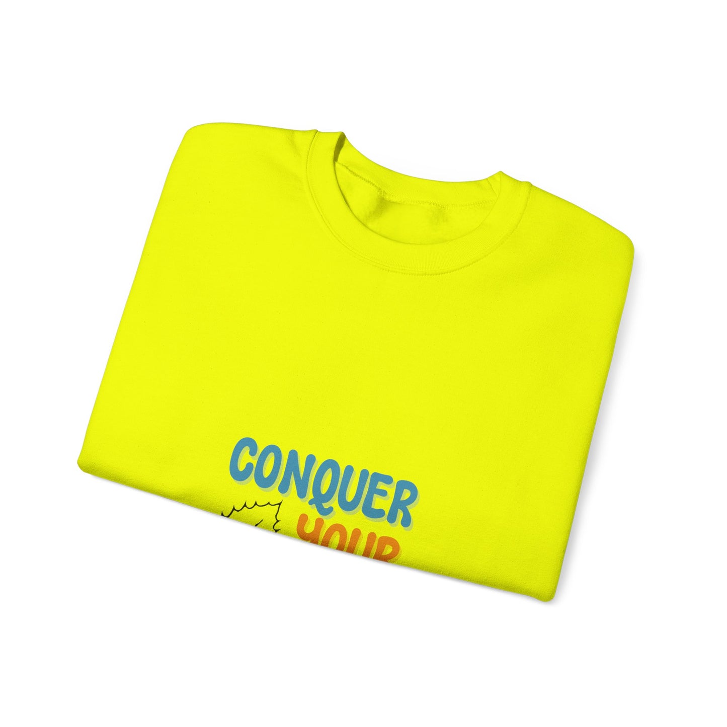 Conquer Your Goals Unisex Heavy Blend™ Crewneck Sweatshirt