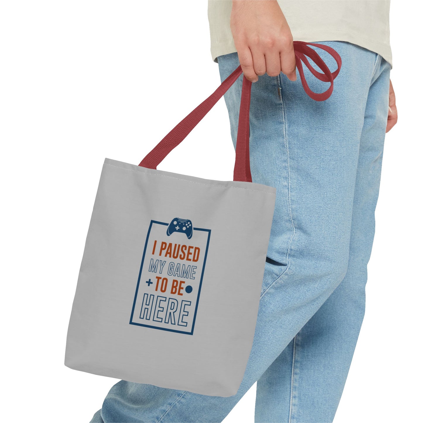 I Pushed My Game To Be Here Tote Bag (AOP)