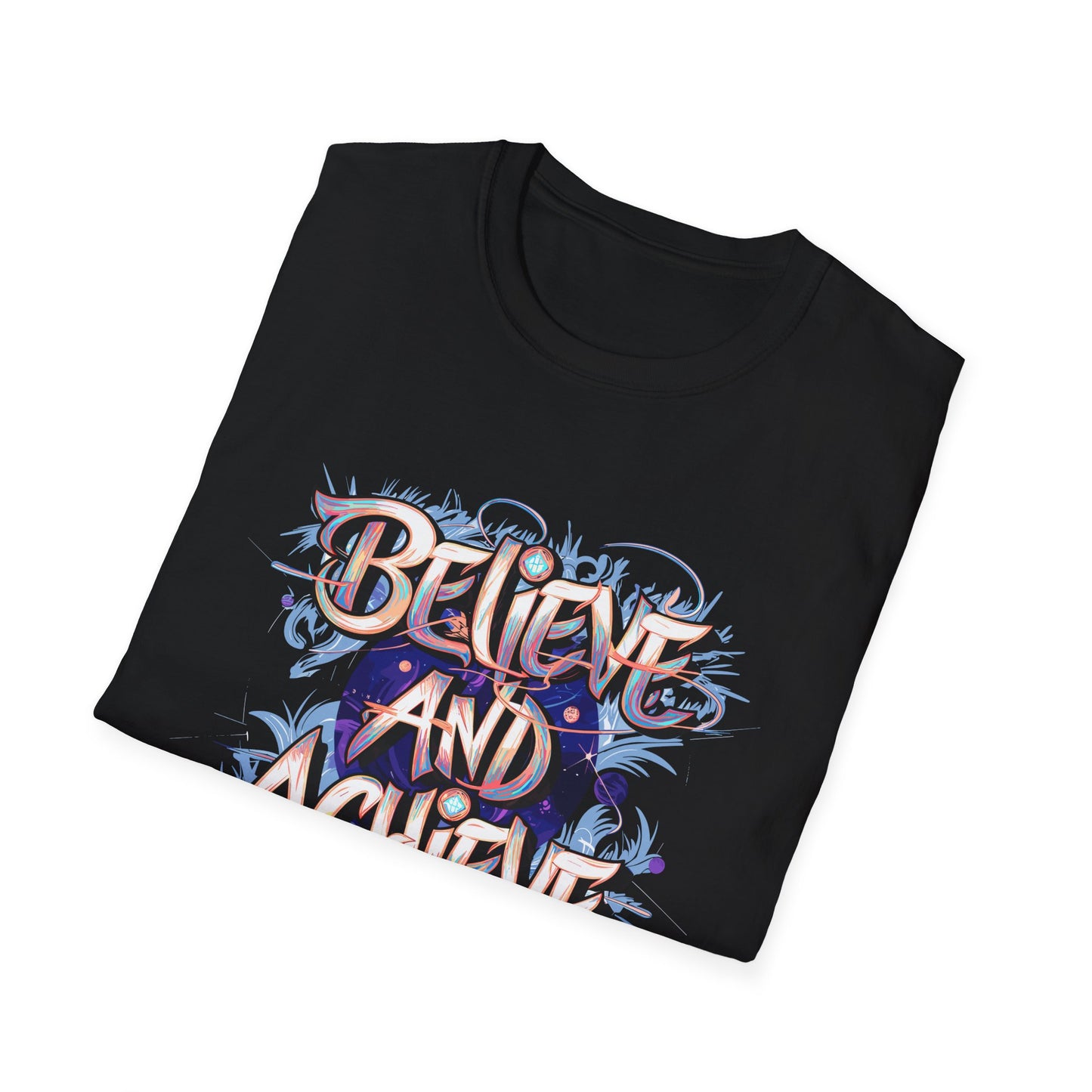 Believe And Achieve Unisex Softstyle T-Shirt