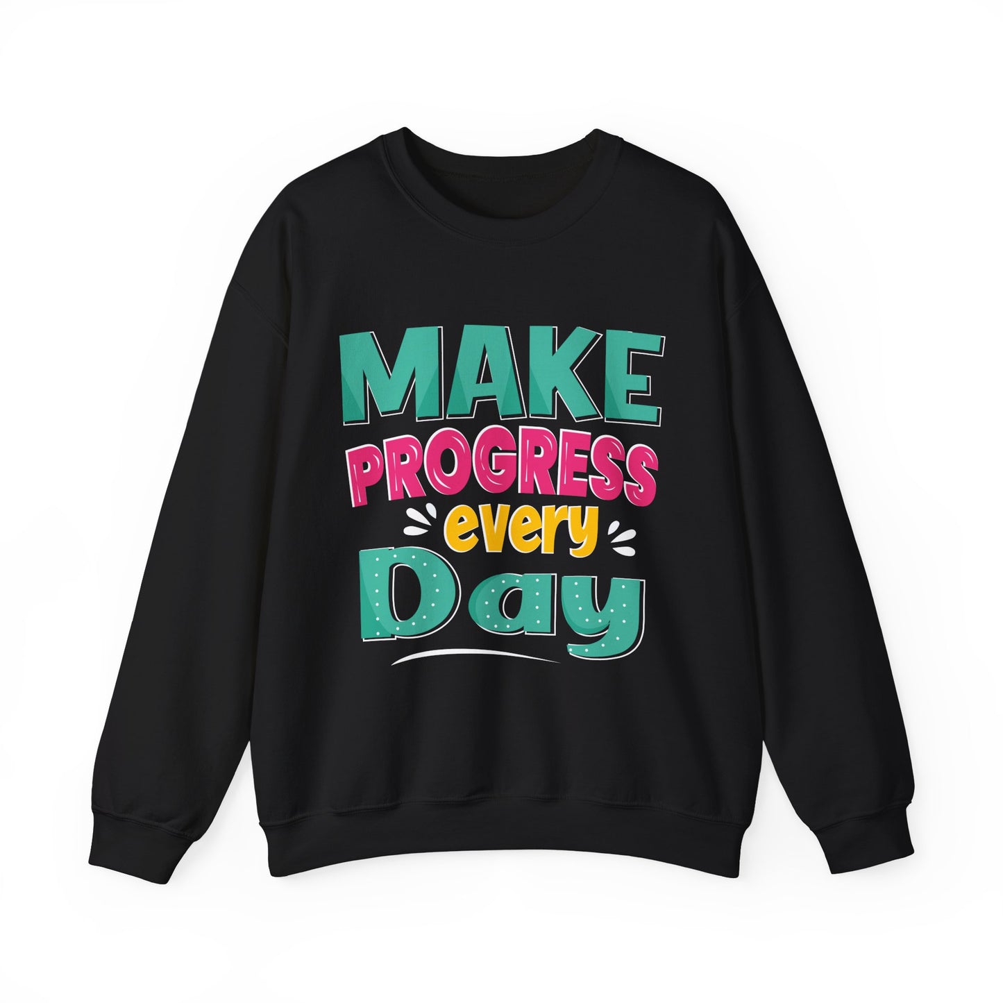 Make Progress Every Day Unisex Heavy Blend™ Crewneck Sweatshirt