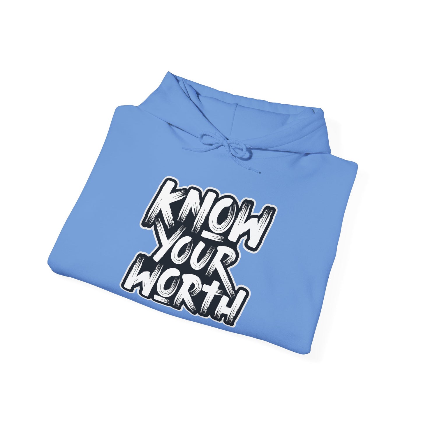 Know Your Worth Unisex Heavy Blend™ Hooded Sweatshirt