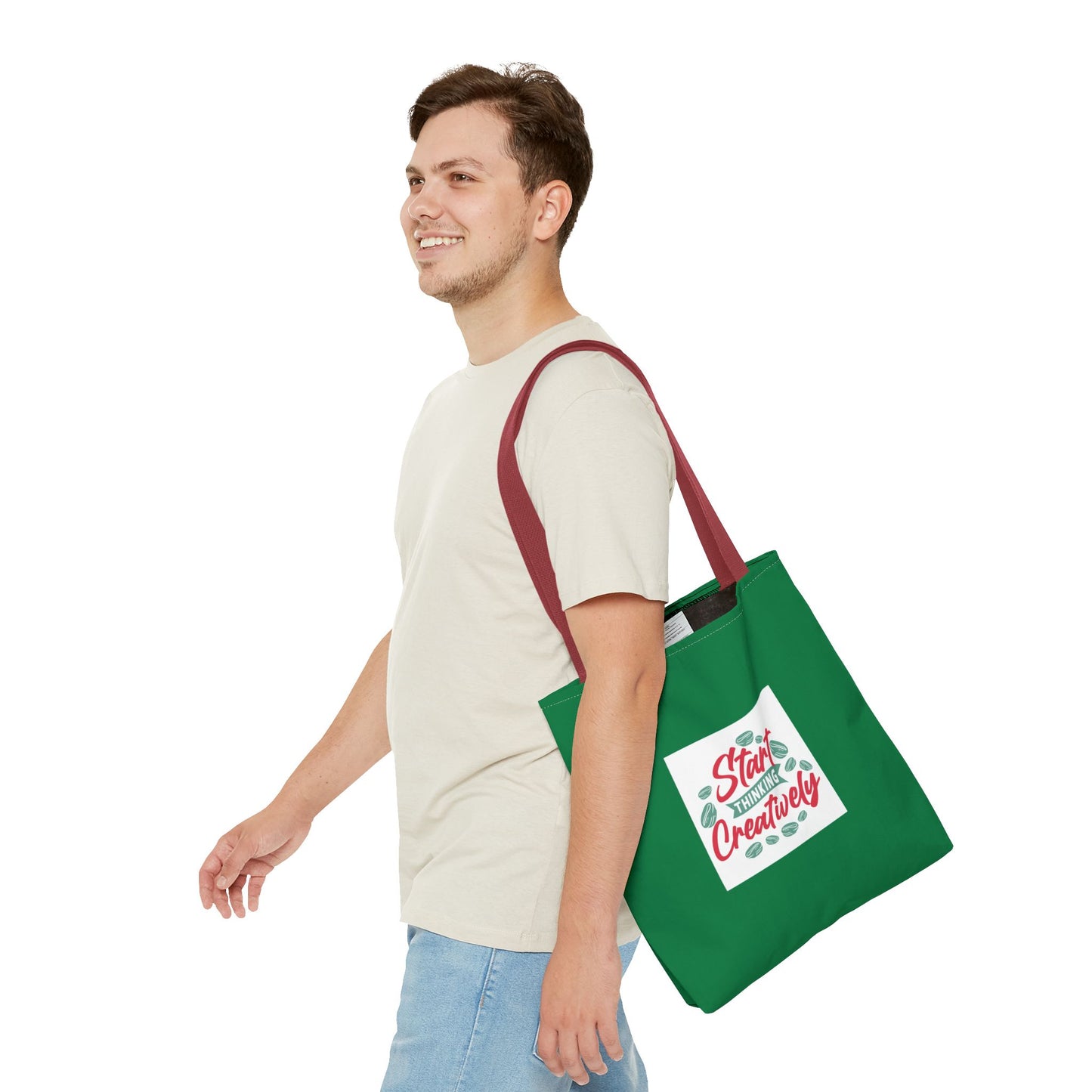 Start Thinking Creatively Tote Bag (AOP)