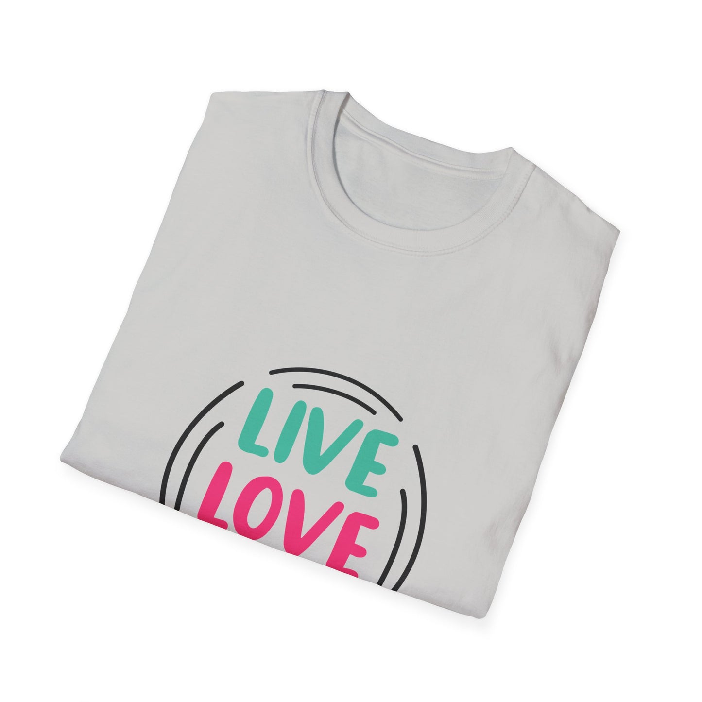 Live Love Laugh Unisex Softstyle T-Shirt