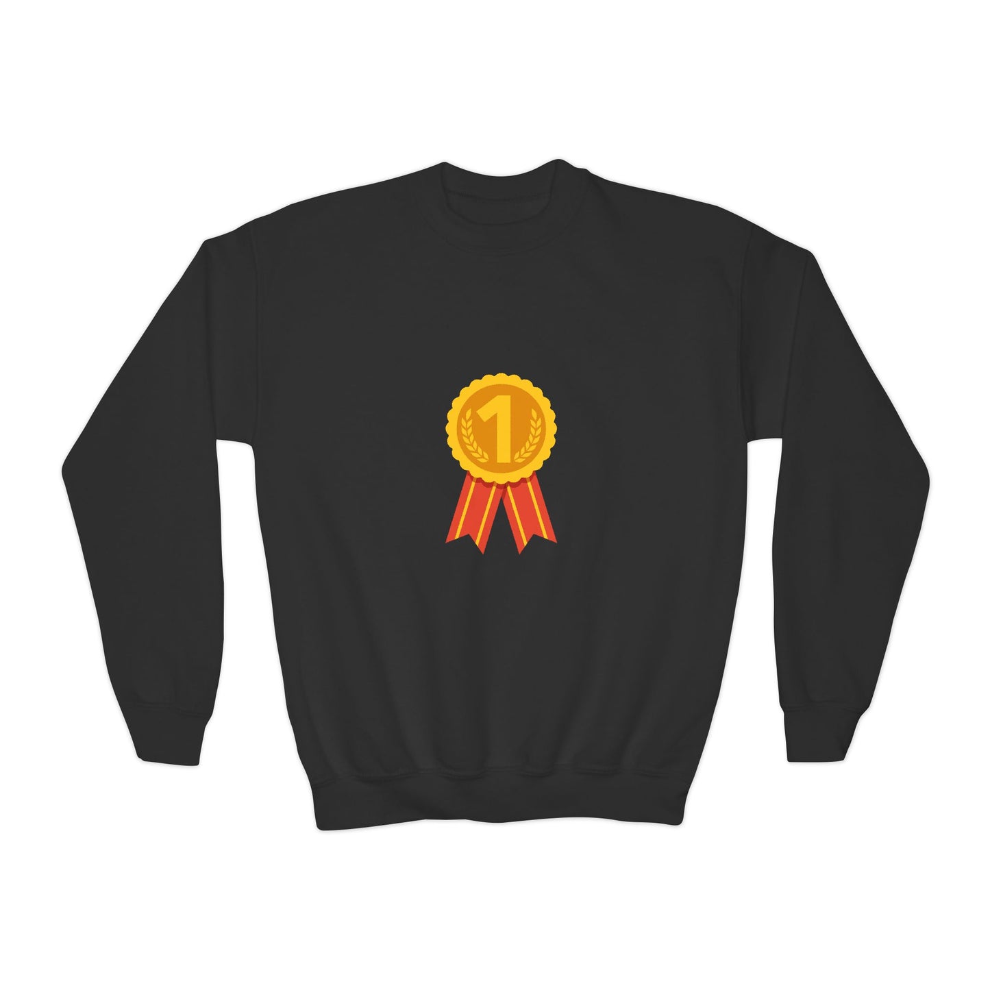 Gold Medal Symbol Youth Crewneck Sweatshirt