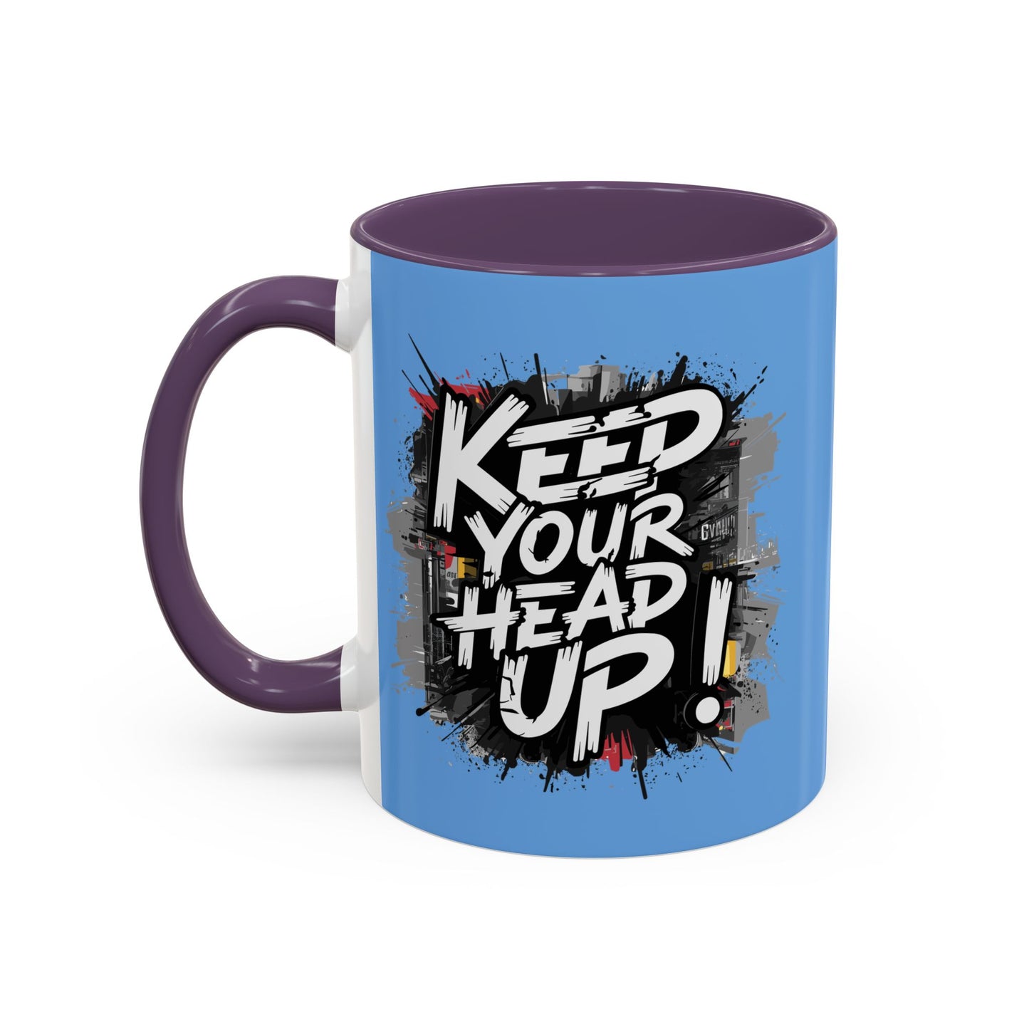 Keep Your Head Up! Accent Coffee Mug (11, 15oz)