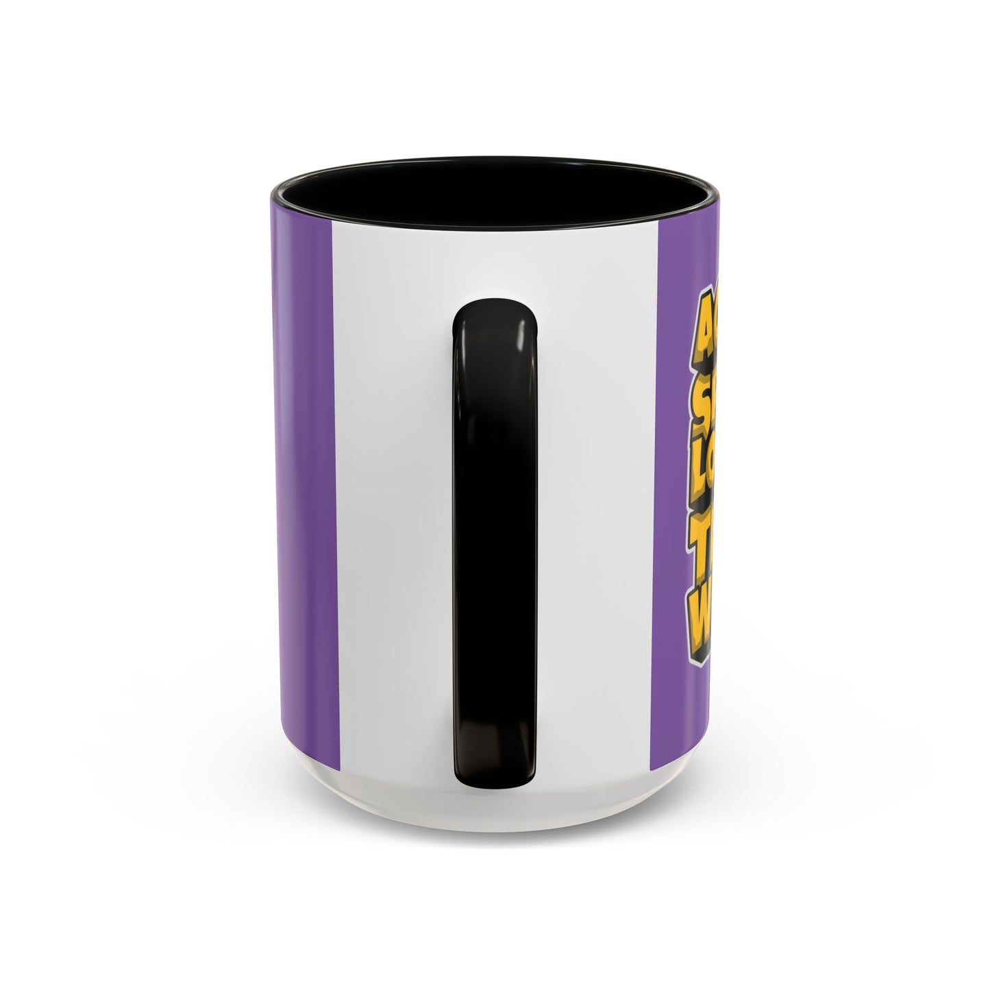 Action Speak Louder Than Words Accent Coffee Mug (11, 15oz)