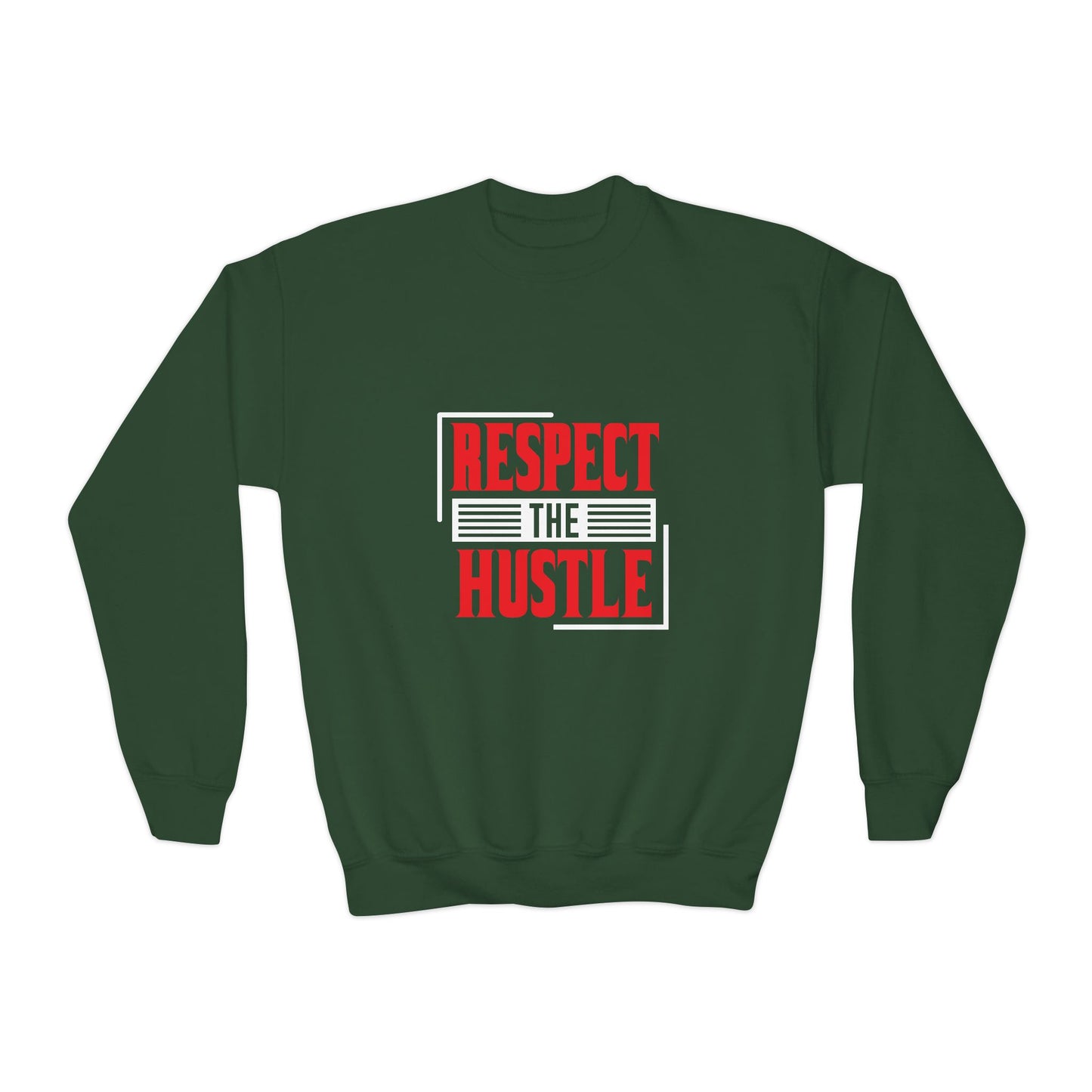 Respect The Hustle Youth Crewneck Sweatshirt