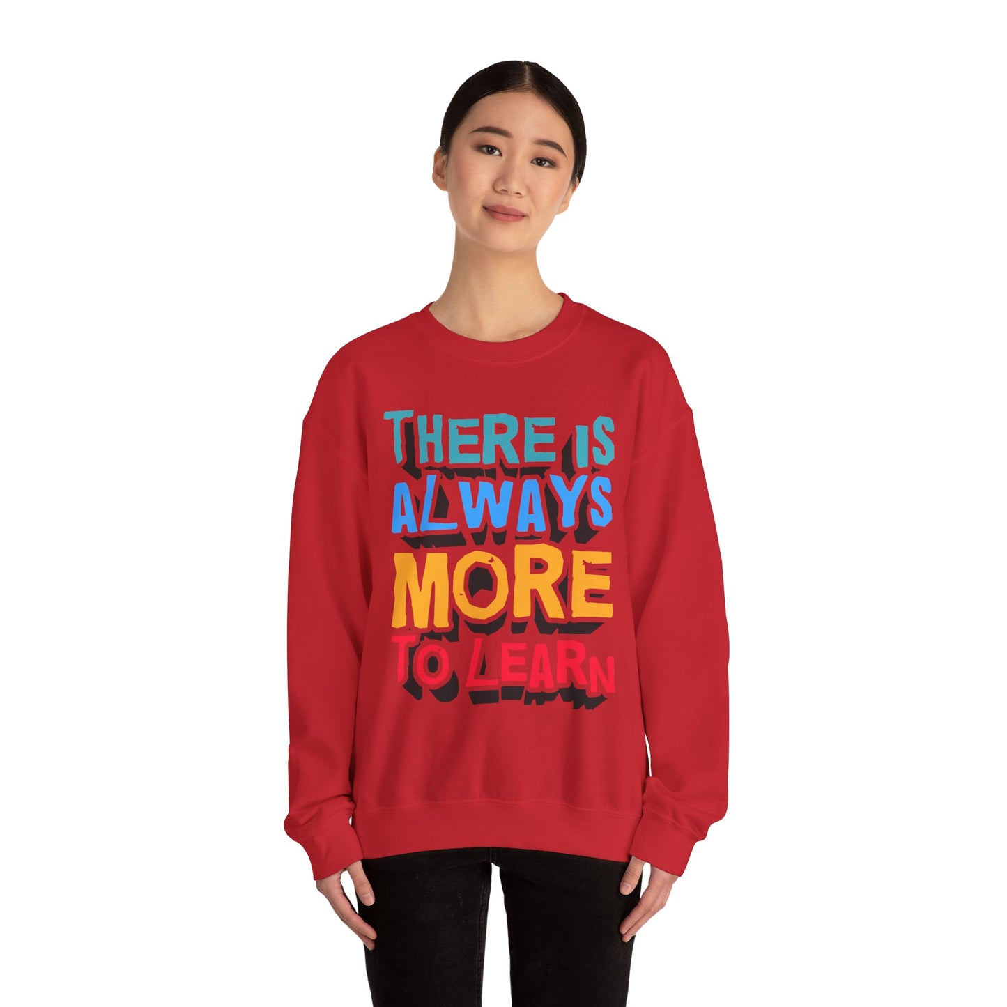 There Is Always More To Learn Unisex Heavy Blend™ Crewneck Sweatshirt