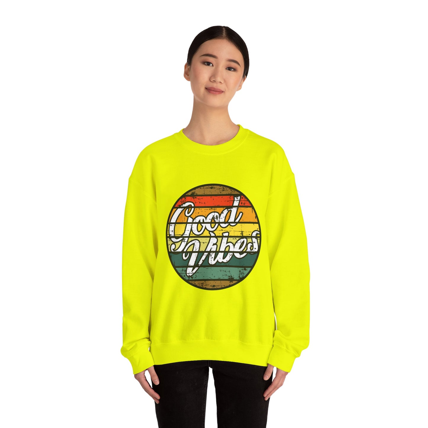 Good Vibes Unisex Heavy Blend™ Crewneck Sweatshirt