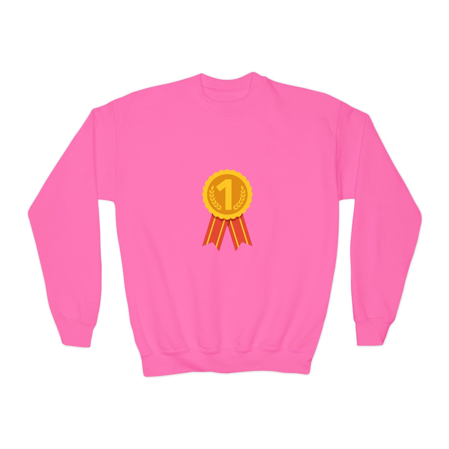 Gold Medal Symbol Youth Crewneck Sweatshirt