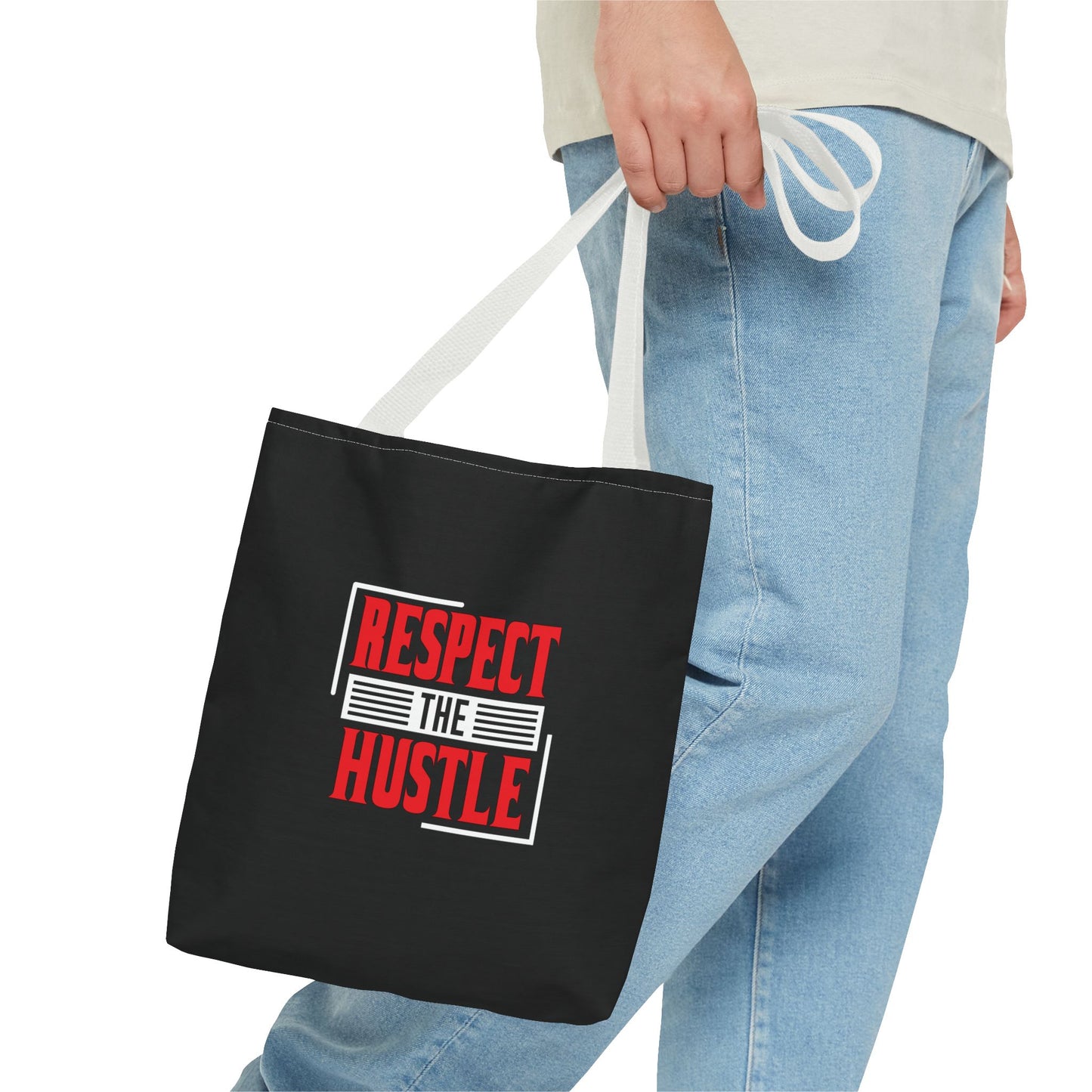 Respect The Hustle Tote Bag (AOP)