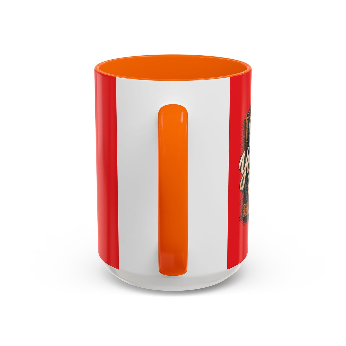 Push Yourself Every Day Accent Coffee Mug (11, 15oz)