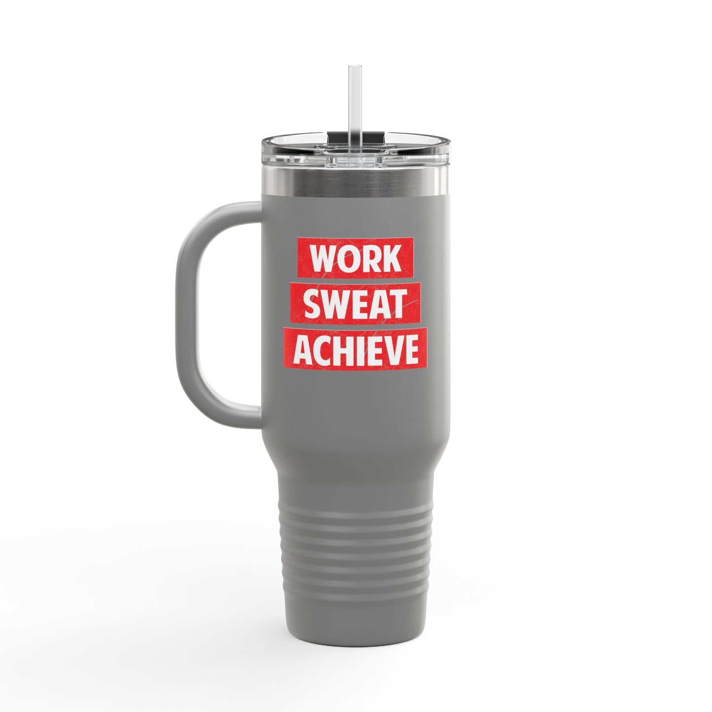 Work Sweat Achieve Insulated Travel Mug, 40oz