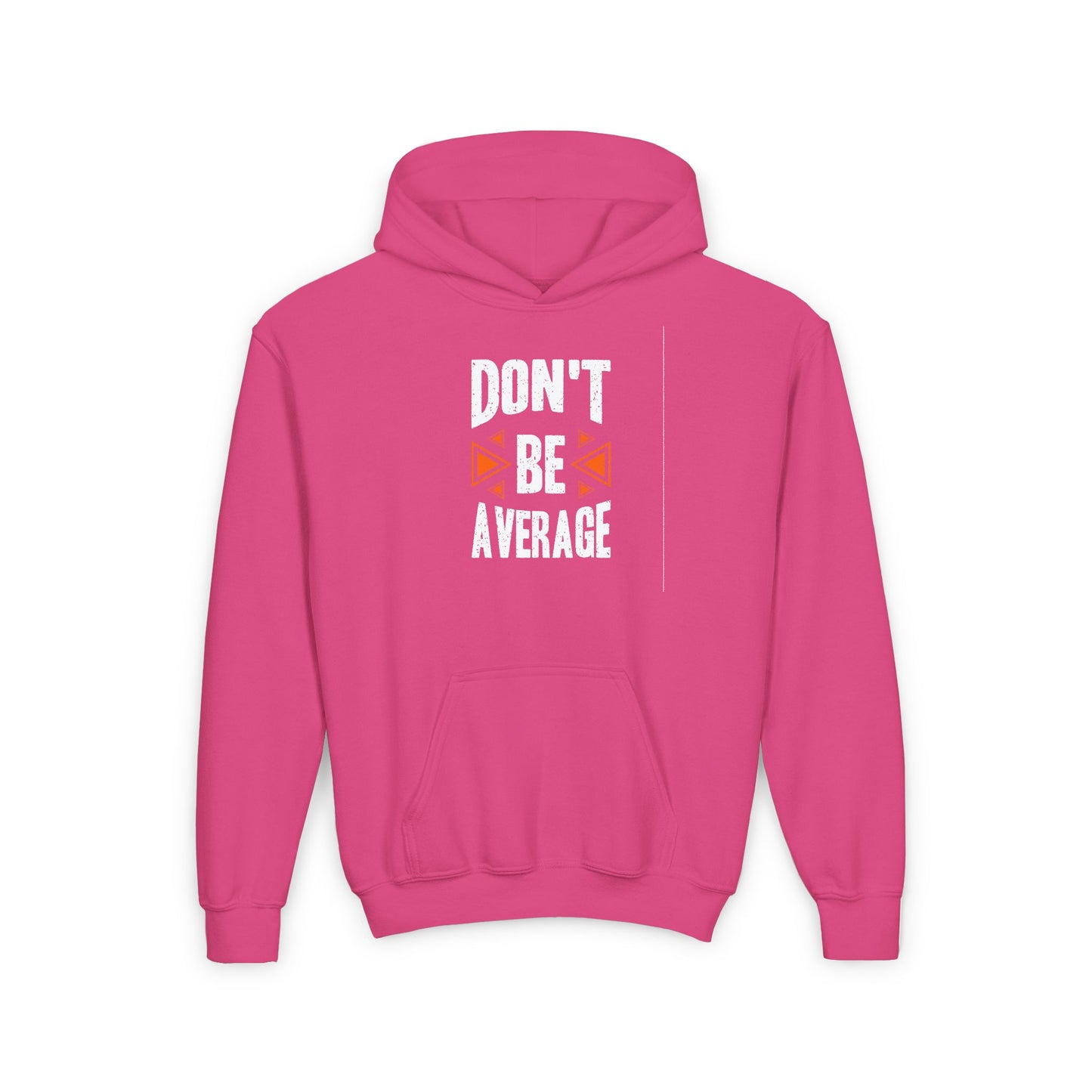 Don't Be Average Youth Heavy Blend Hooded Sweatshirt