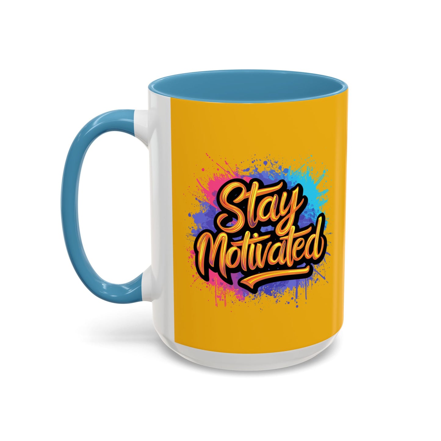 Stay Motivated Accent Coffee Mug (11, 15oz)
