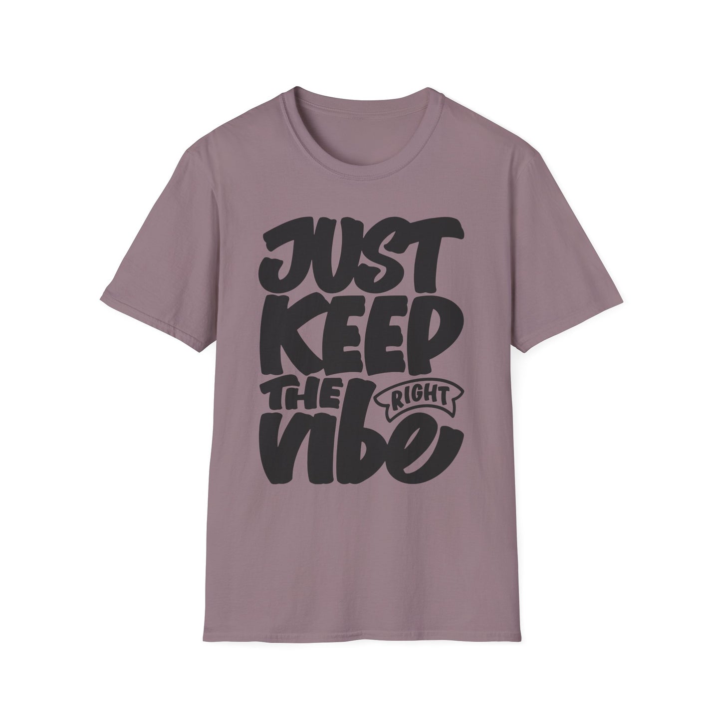 Just Keep The Right Vibe Unisex Softstyle T-Shirt