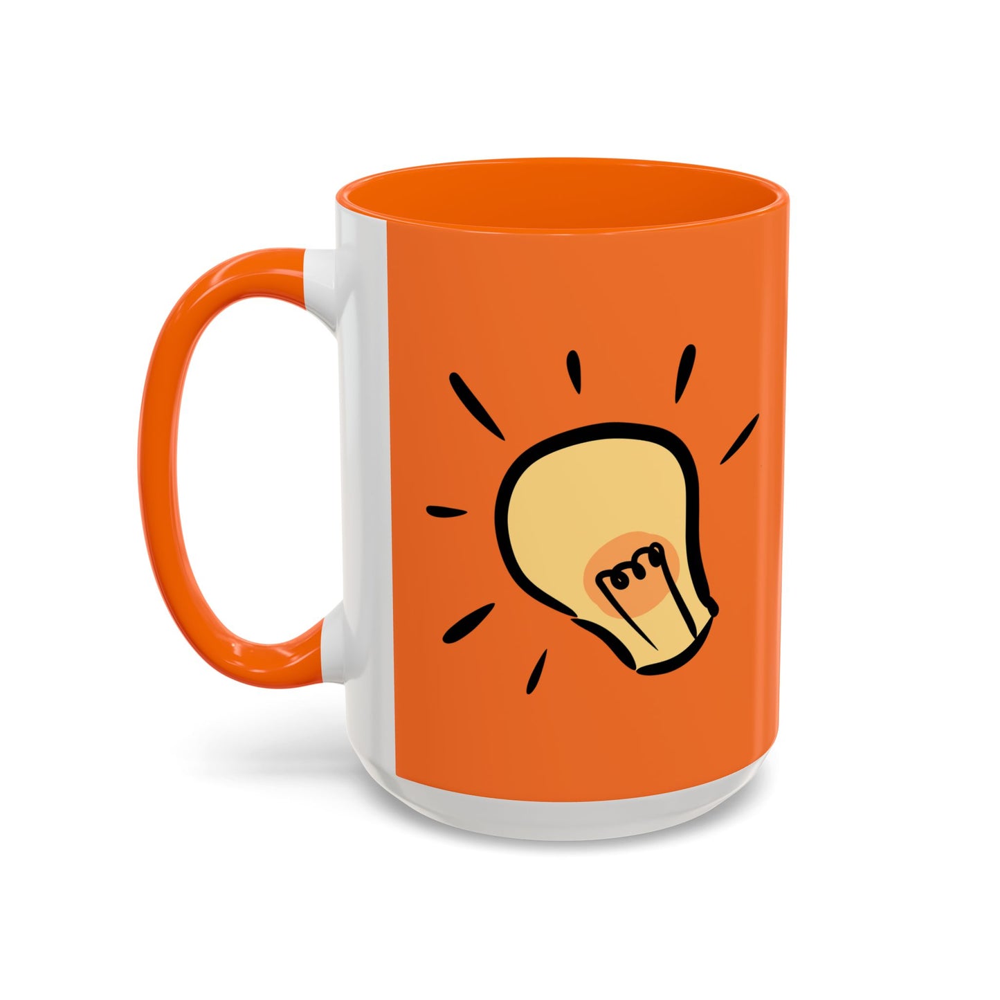 Light Bulb Accent Coffee Mug (11, 15oz)