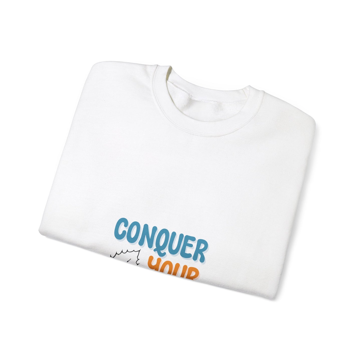 Conquer Your Goals Unisex Heavy Blend™ Crewneck Sweatshirt