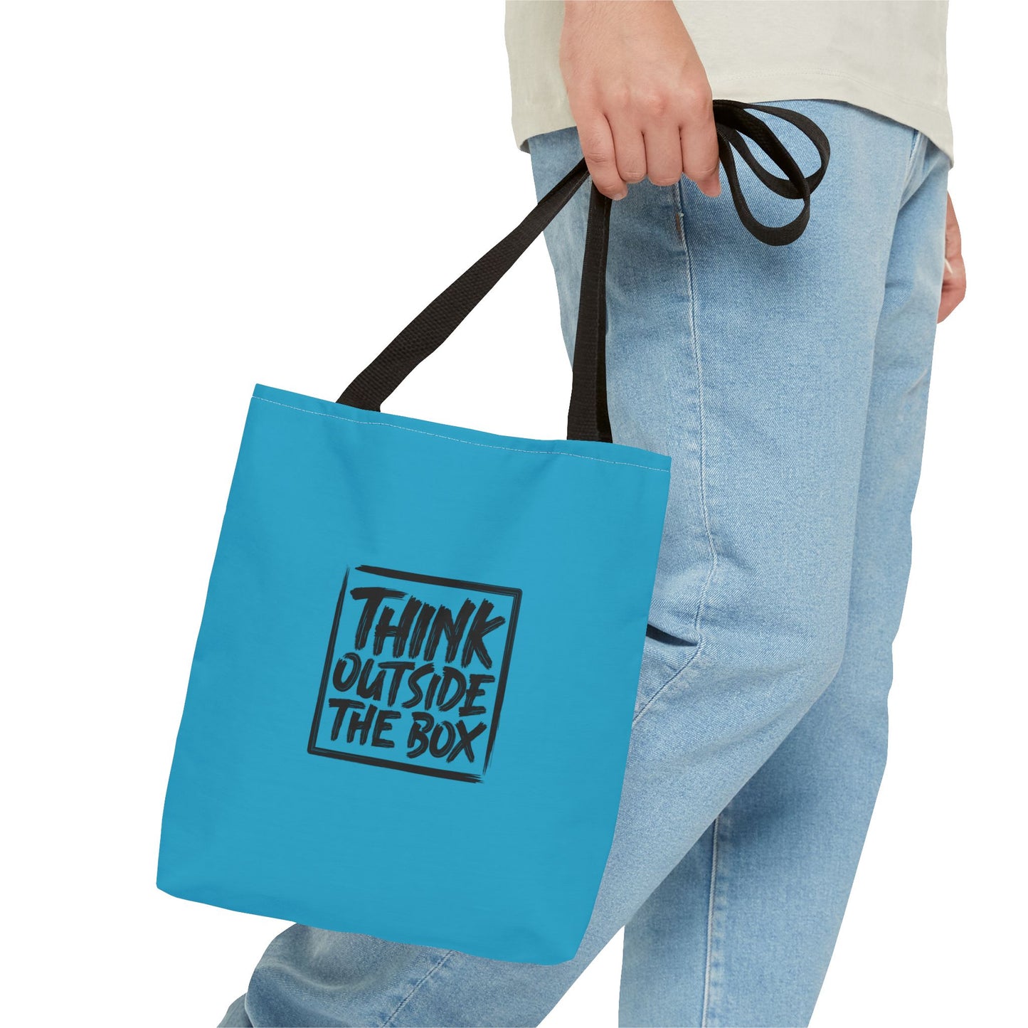 Think Outside The Box Tote Bag (AOP)