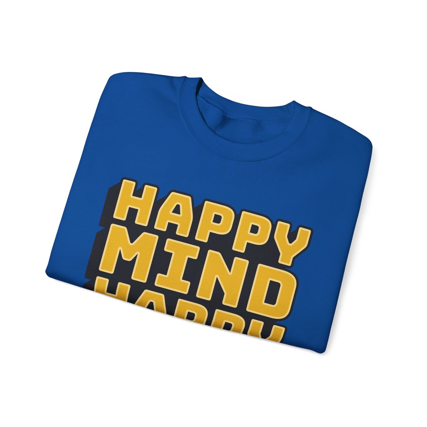 Happy Mind Happy Life Unisex Heavy Blend™ Crewneck Sweatshirt