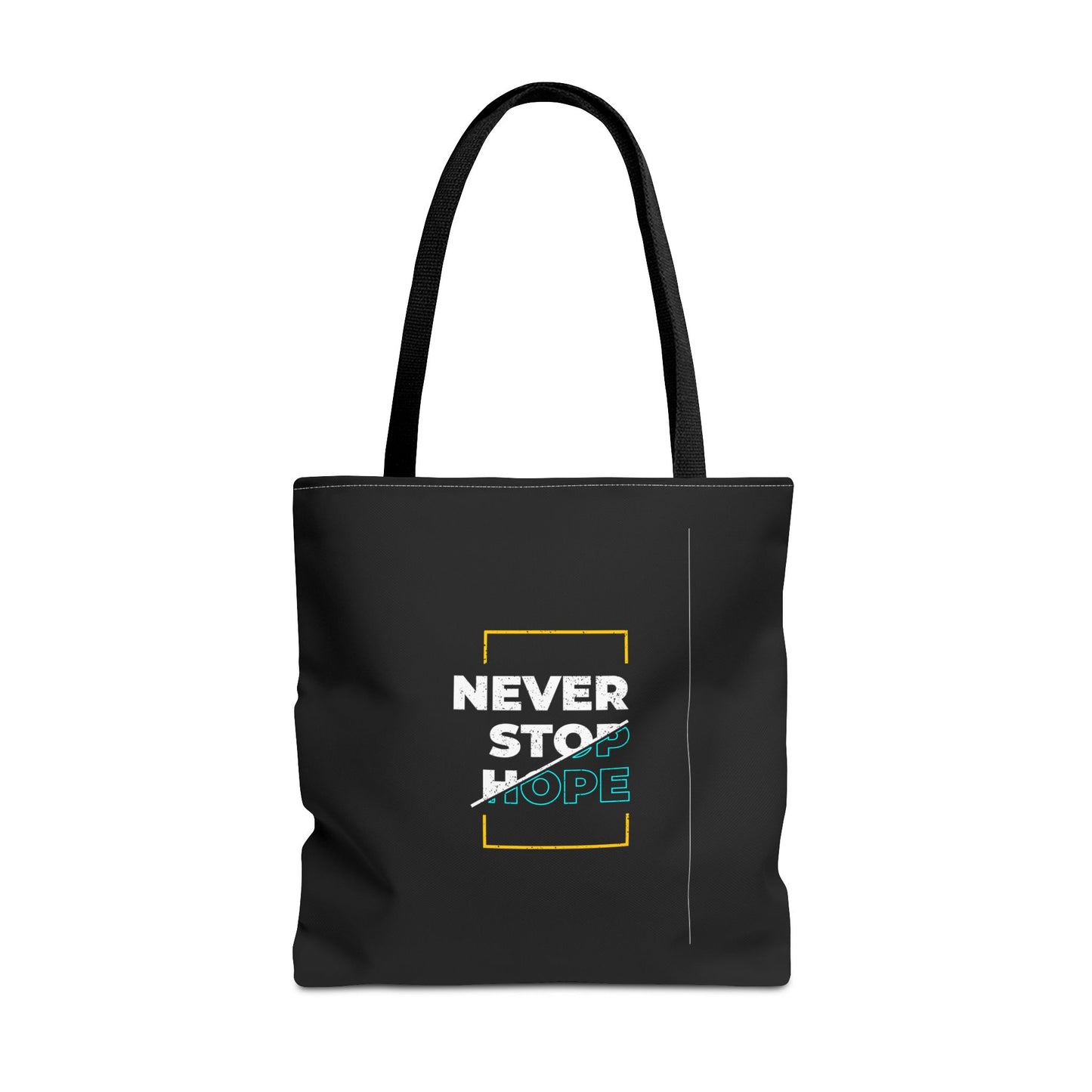 Never Stop Hope Tote Bag (AOP)
