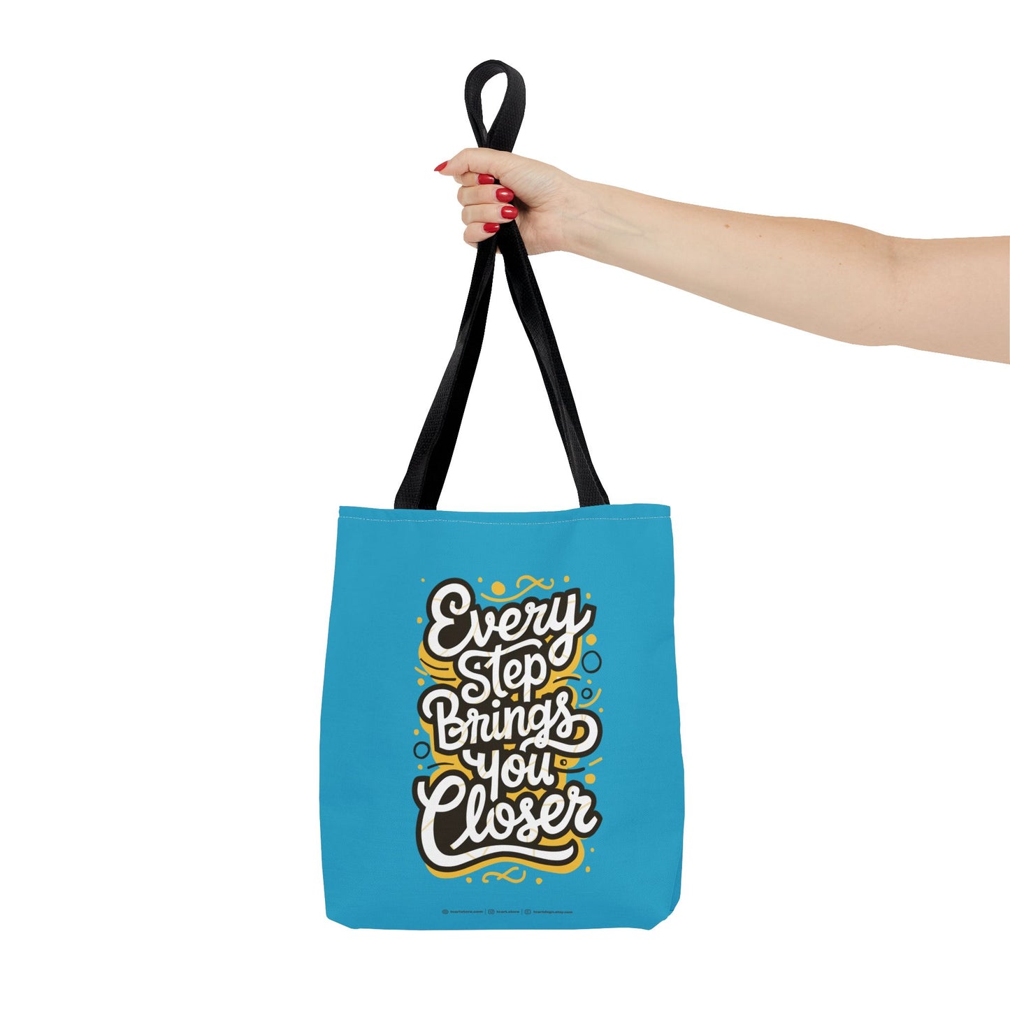Every Step Brings You Closer Tote Bag (AOP)